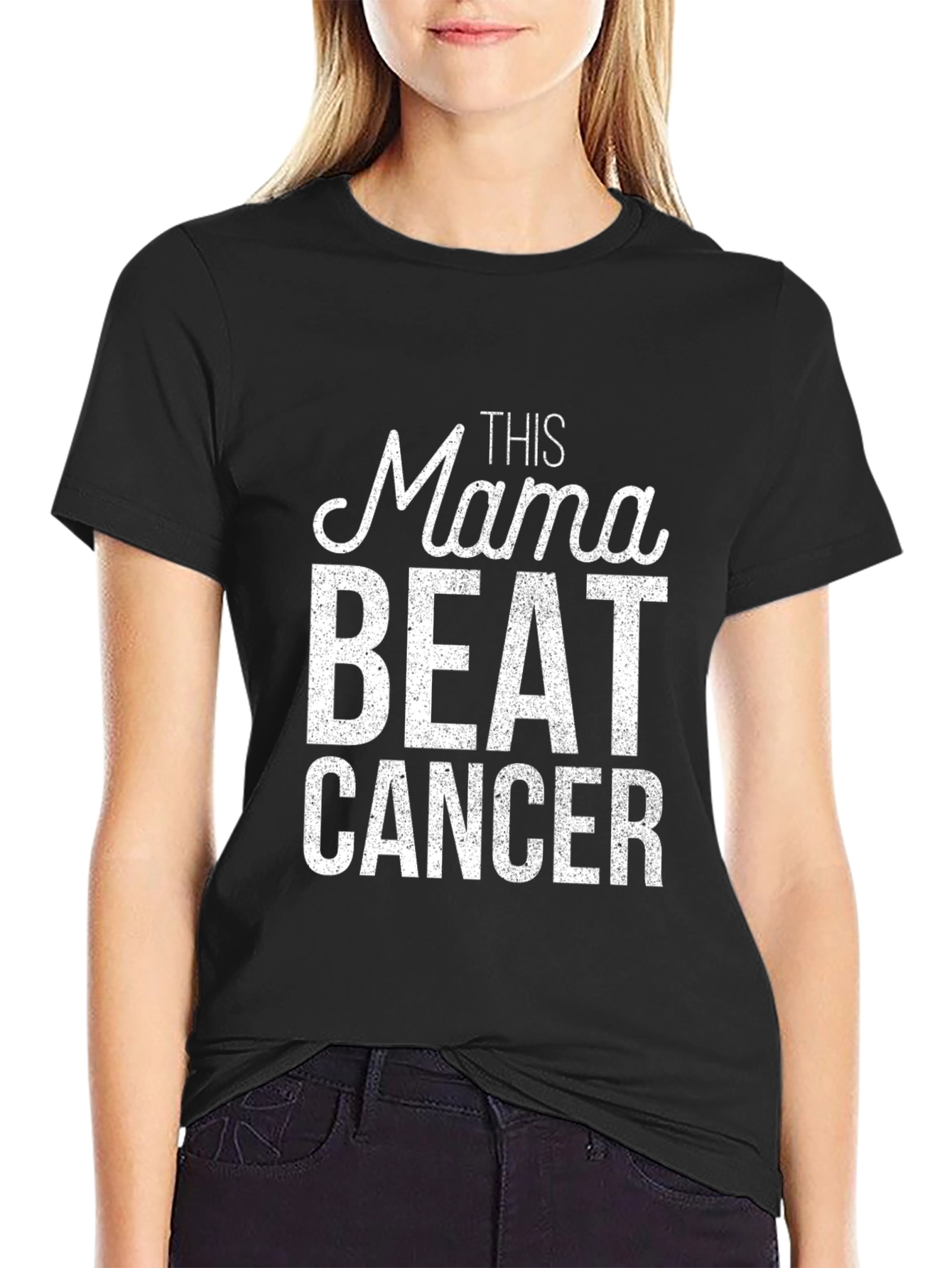 Mama Beat Cancer Graphic Tee
