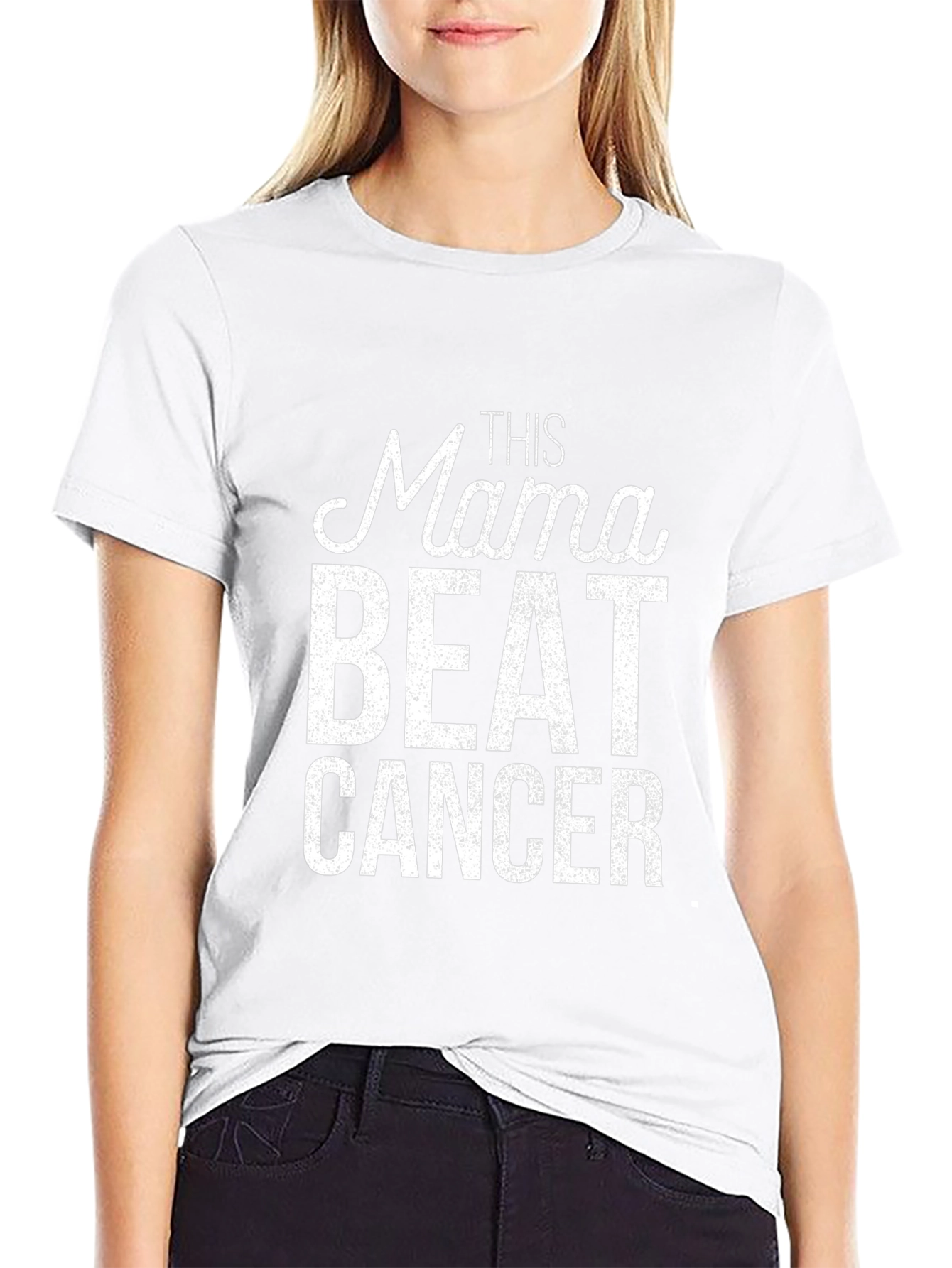 Mama Beat Cancer Graphic Tee
