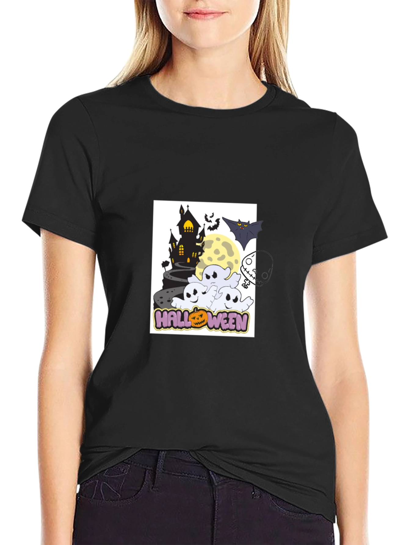Spooky Season Black Halloween T-Shirt