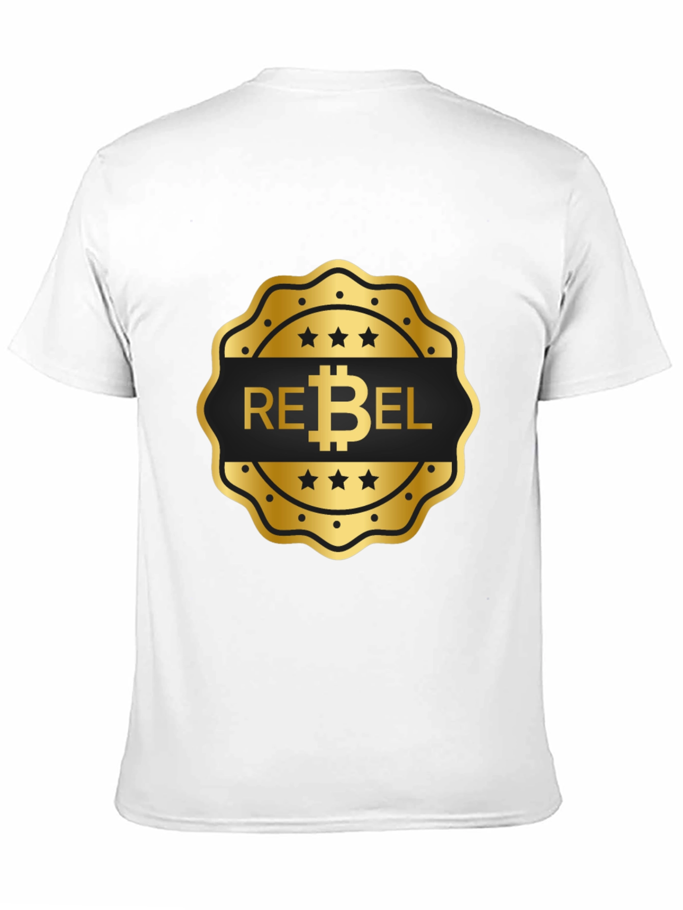 Rebel Bitcoin Black T-Shirt