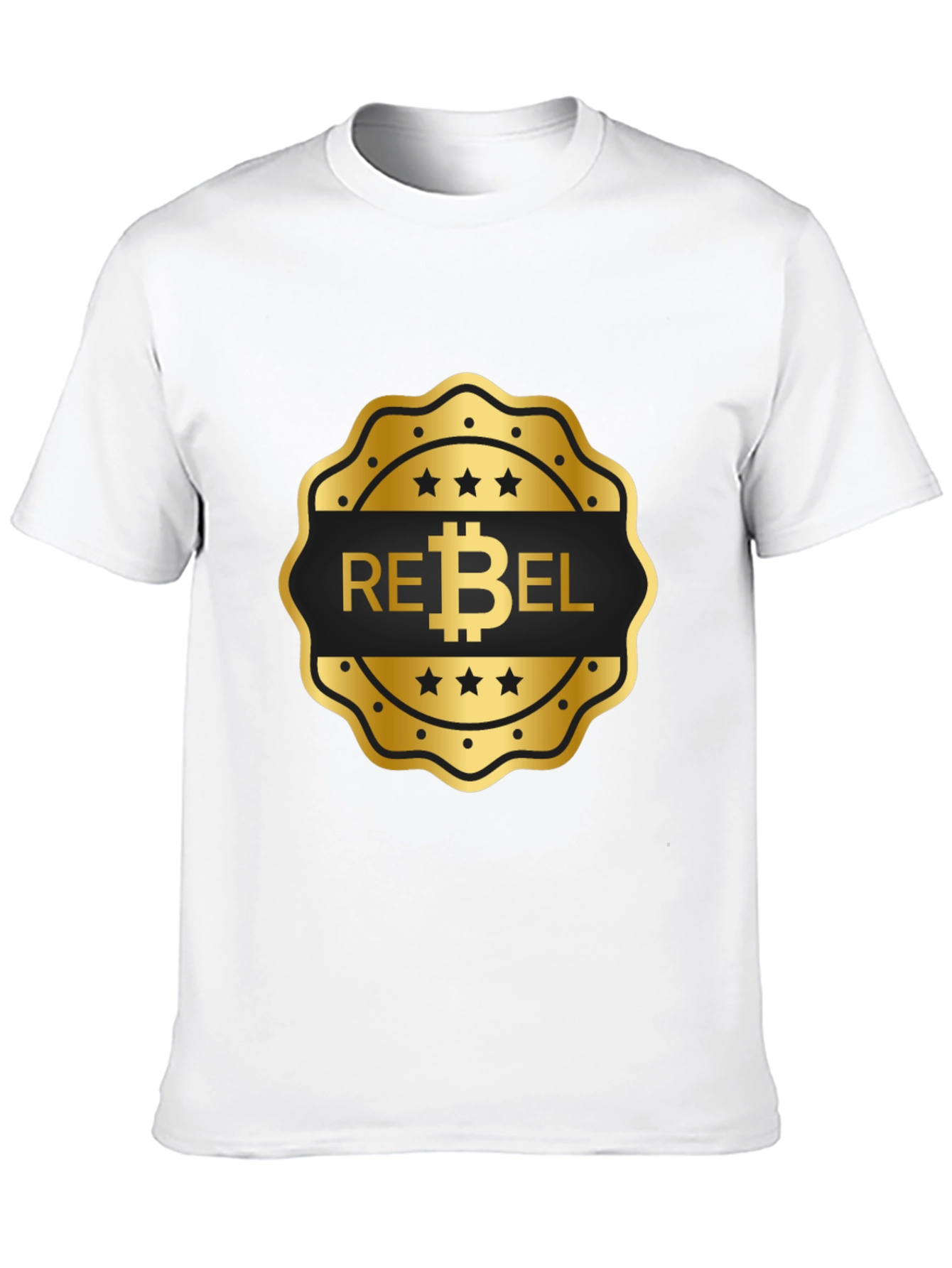 Rebel Bitcoin Black T-Shirt