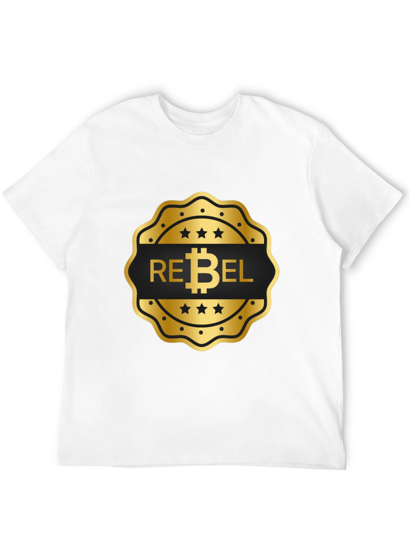 Rebel Bitcoin Black T-Shirt