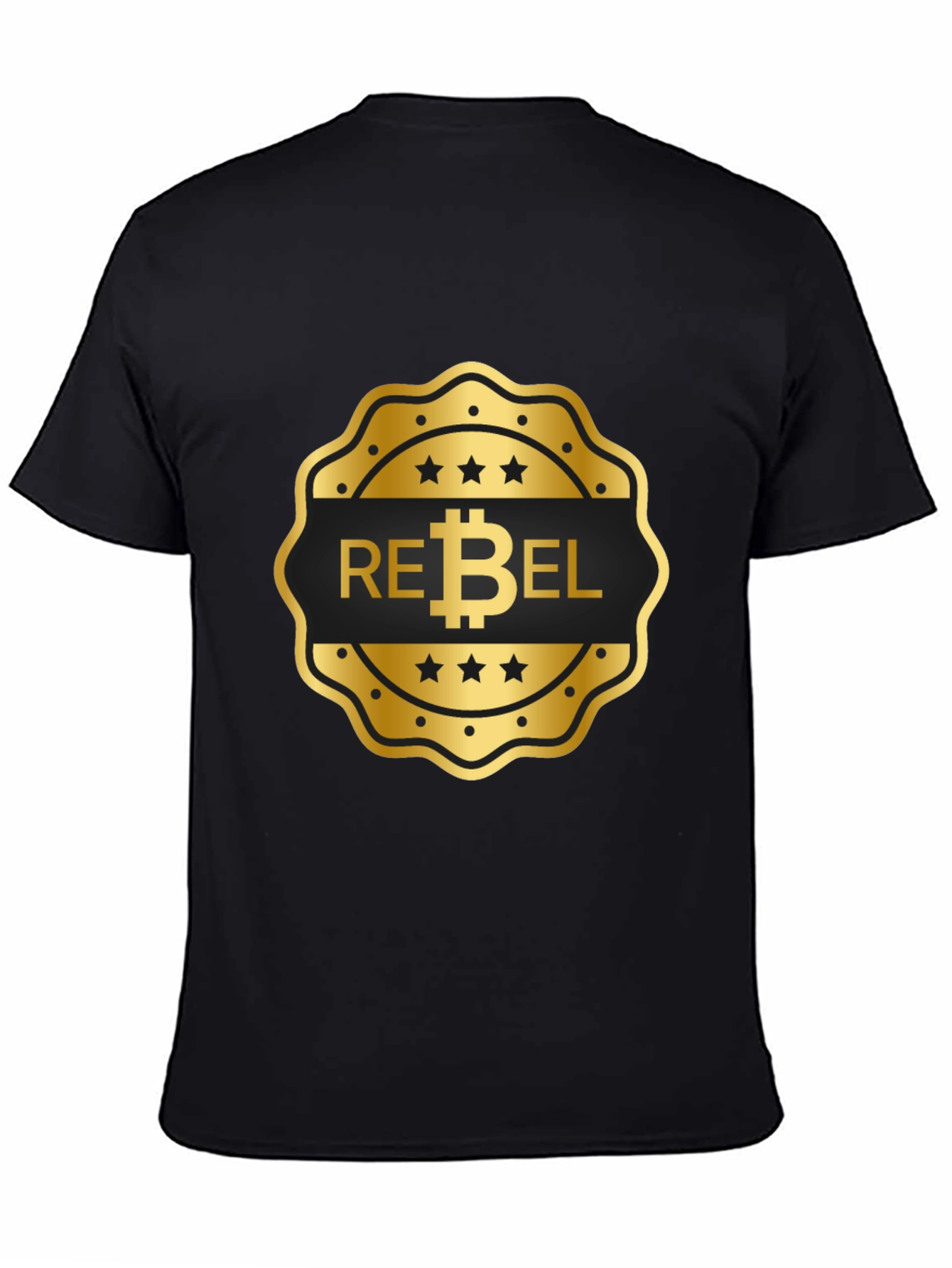 Rebel Bitcoin Black T-Shirt