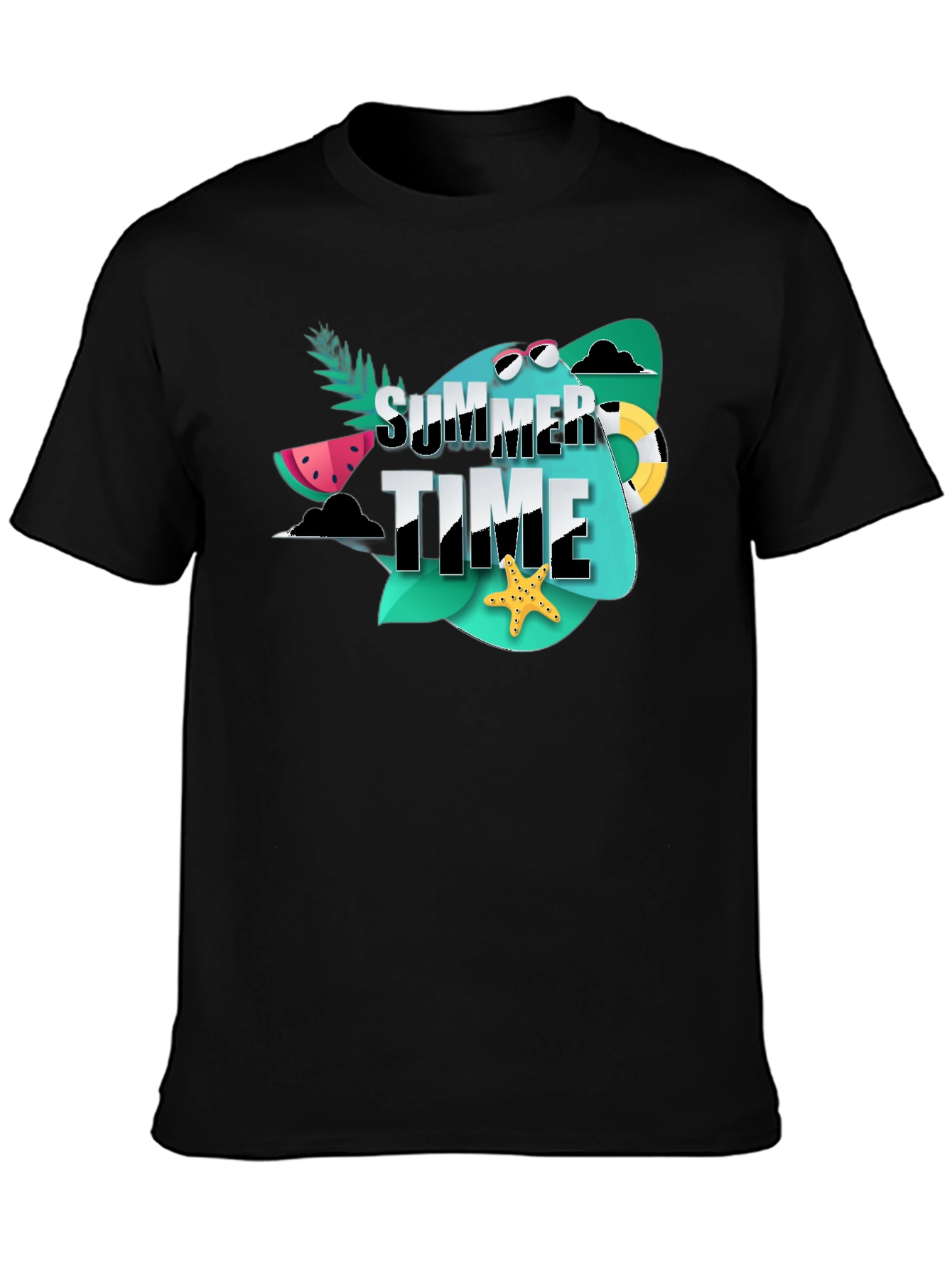 Summer Time Graphic Tee - Beach Vacation Ready