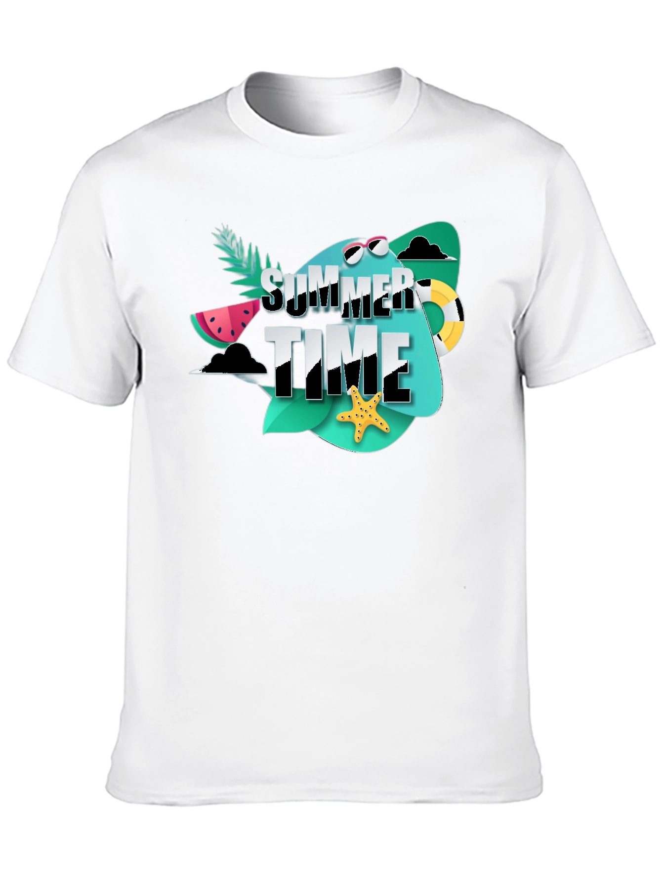 Summer Time Graphic Tee - Beach Vacation Ready