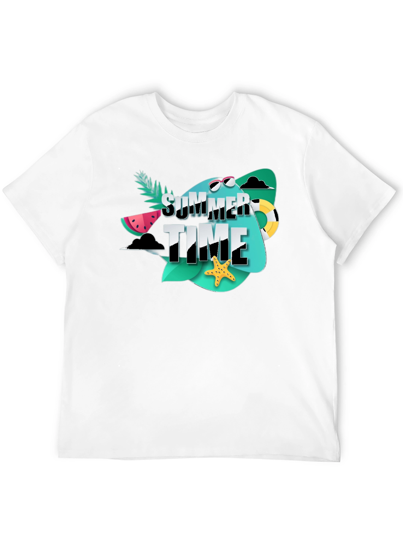 Summer Time Graphic Tee - Beach Vacation Ready