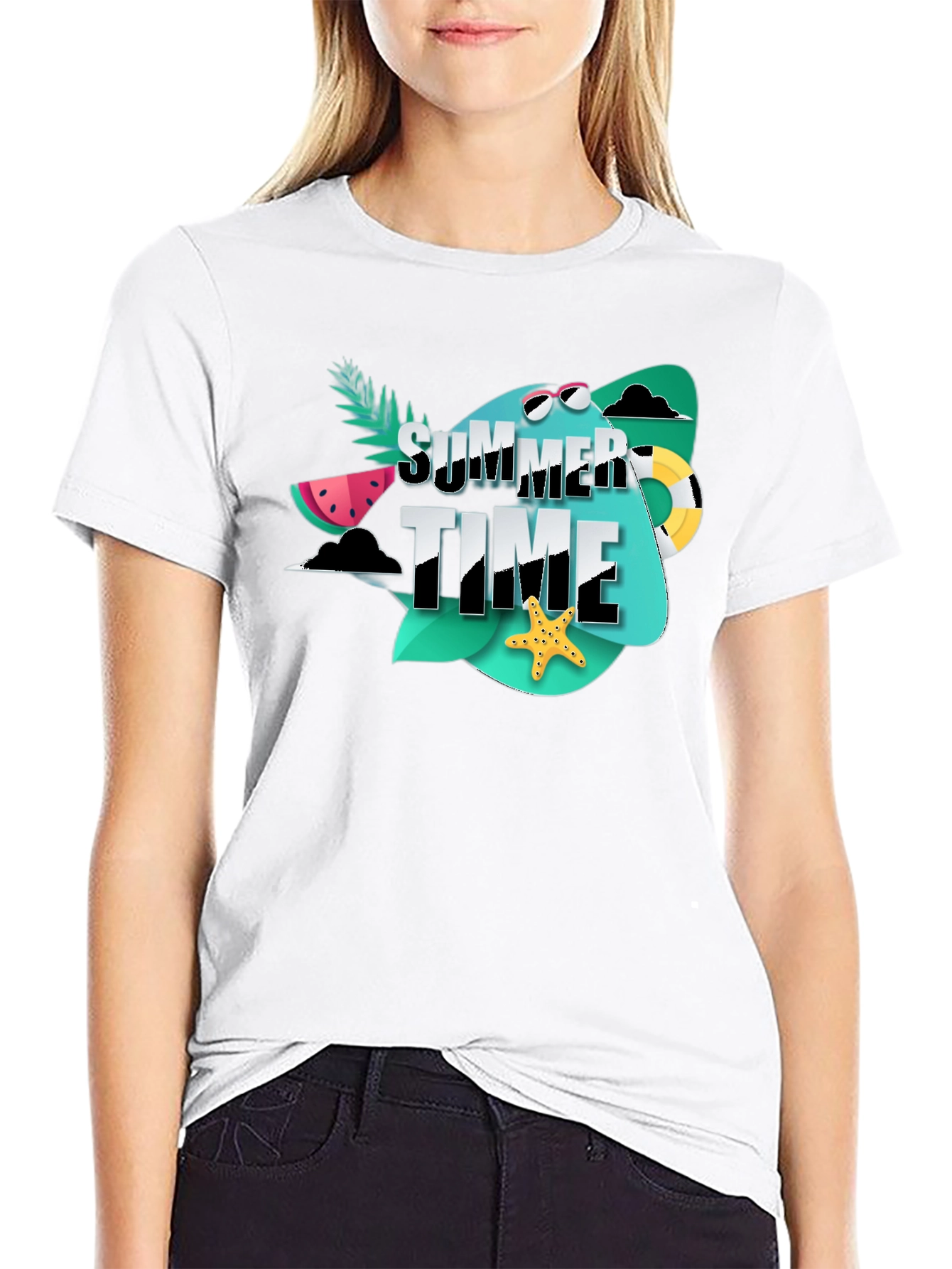 Summer Time Graphic Tee - Beach Vacation Ready