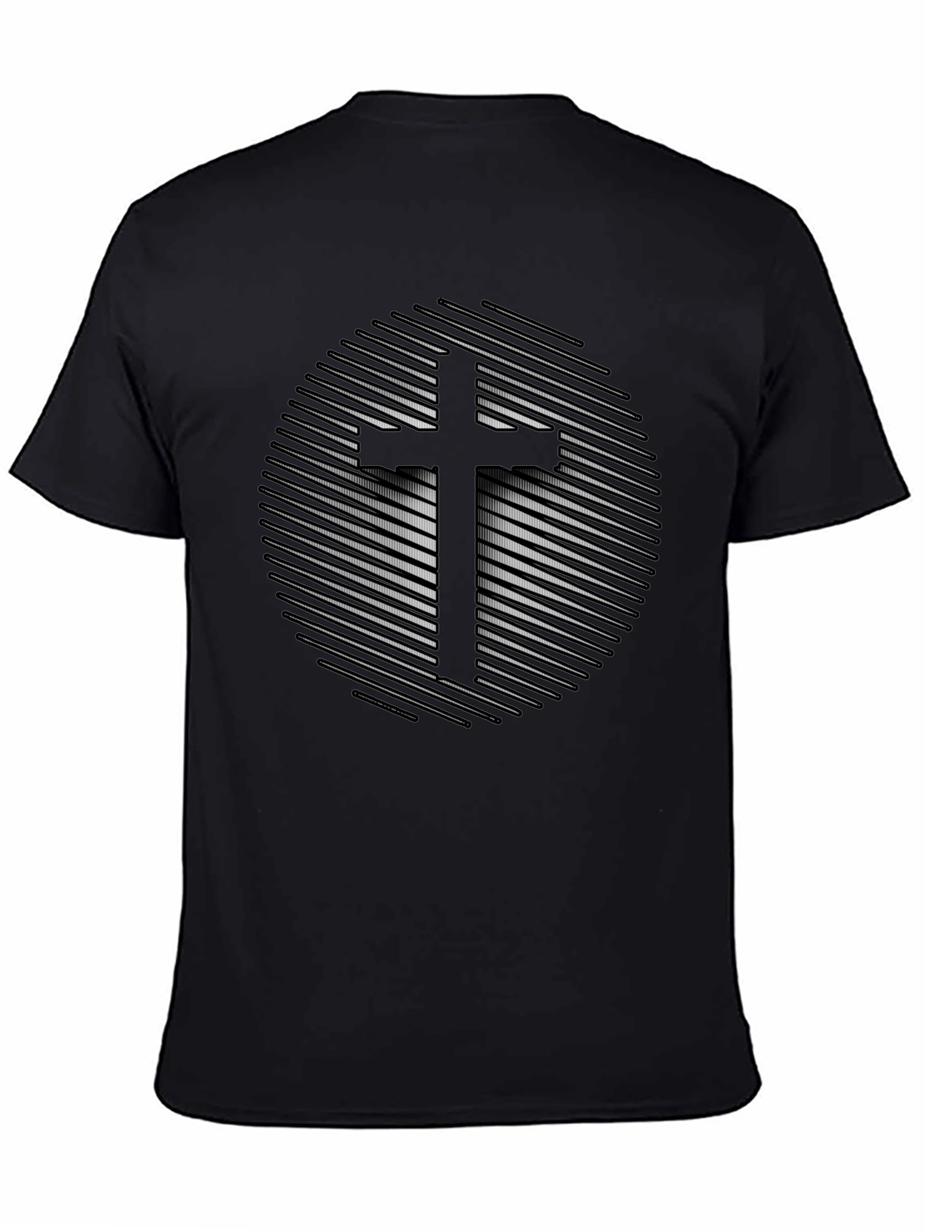 Abstract Cross Graphic Tee - Stylish Christian Apparel