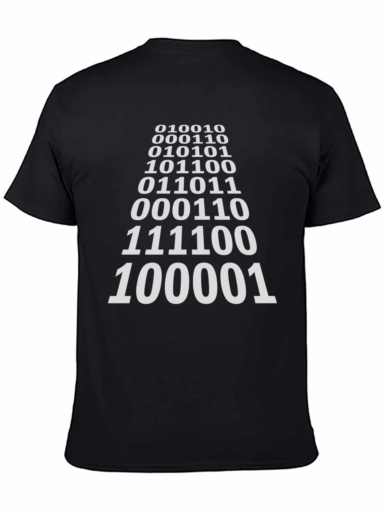 Binary Code Graphic Tee - Geeky Cool
