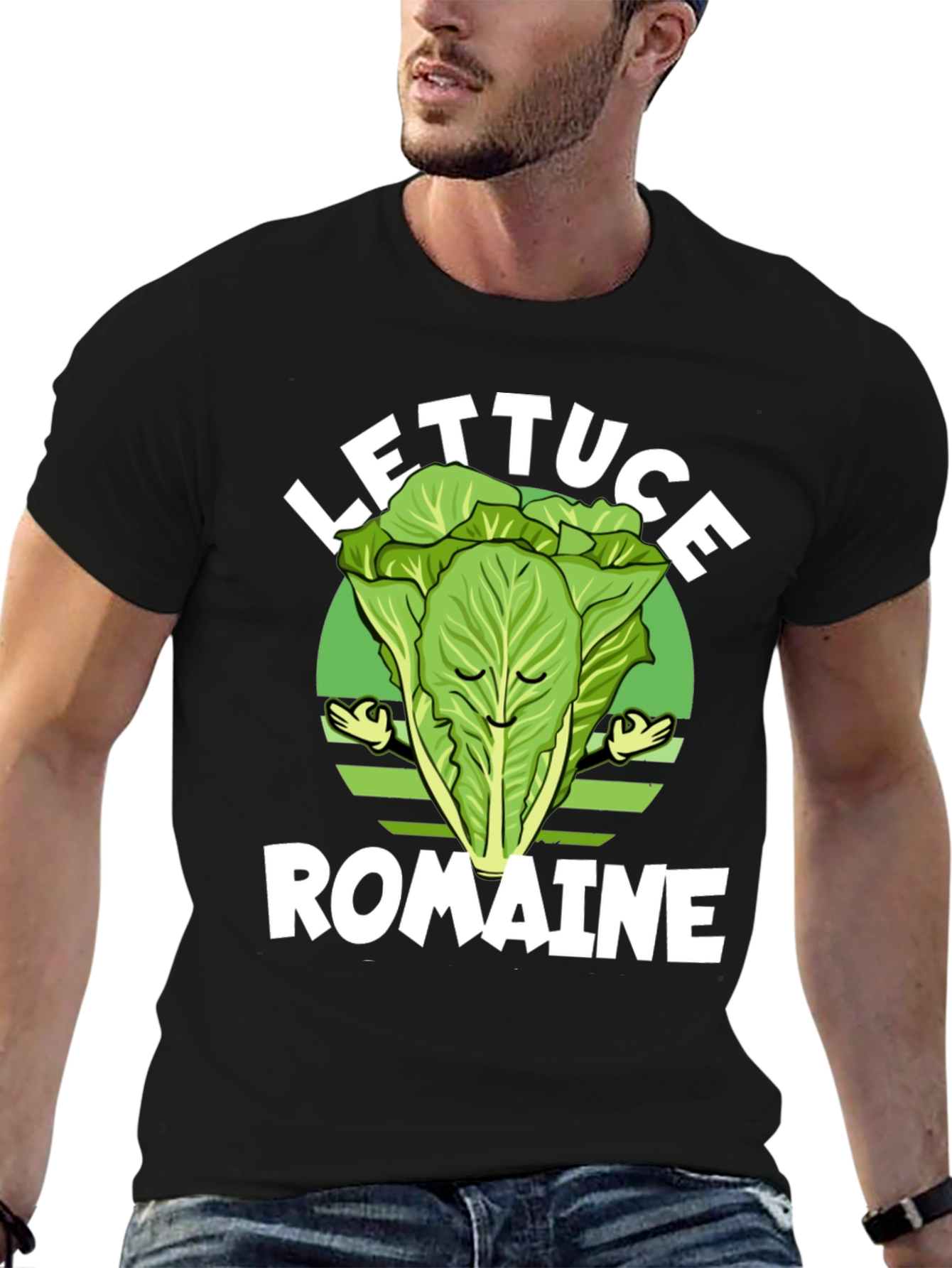 Lettuce Romaine Funny Vegetarian T-Shirt