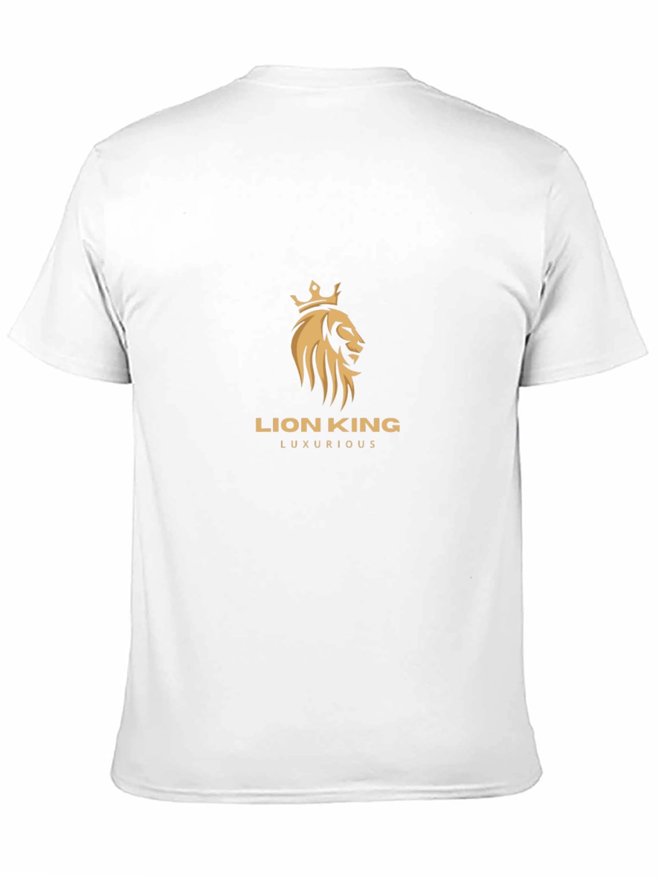 Lion King Luxurious Black T-Shirt