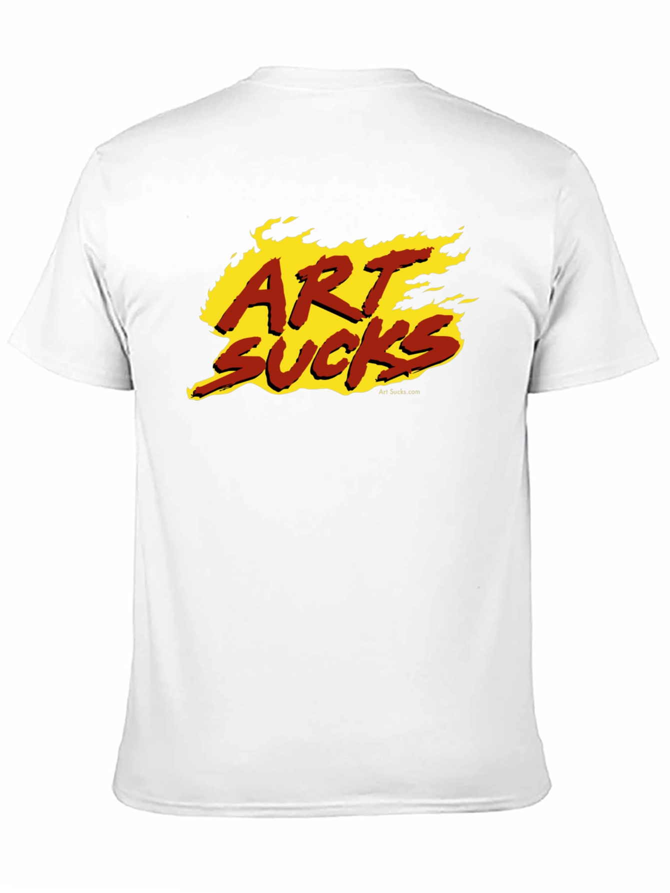 Art Sucks Graphic Tee - Black Cotton T-Shirt