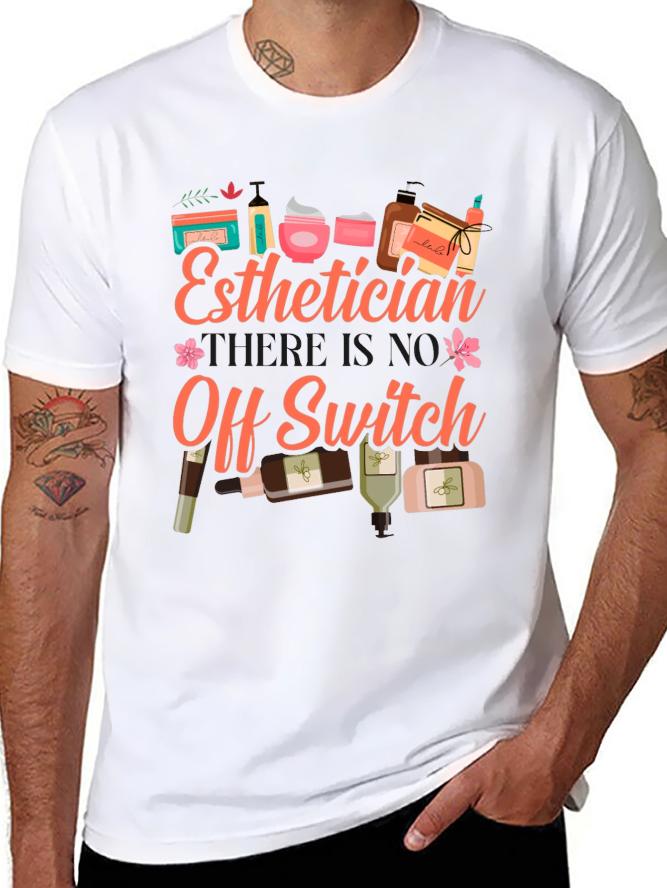 Esthetician T-Shirt: No Off Switch Beauty Pro Tee