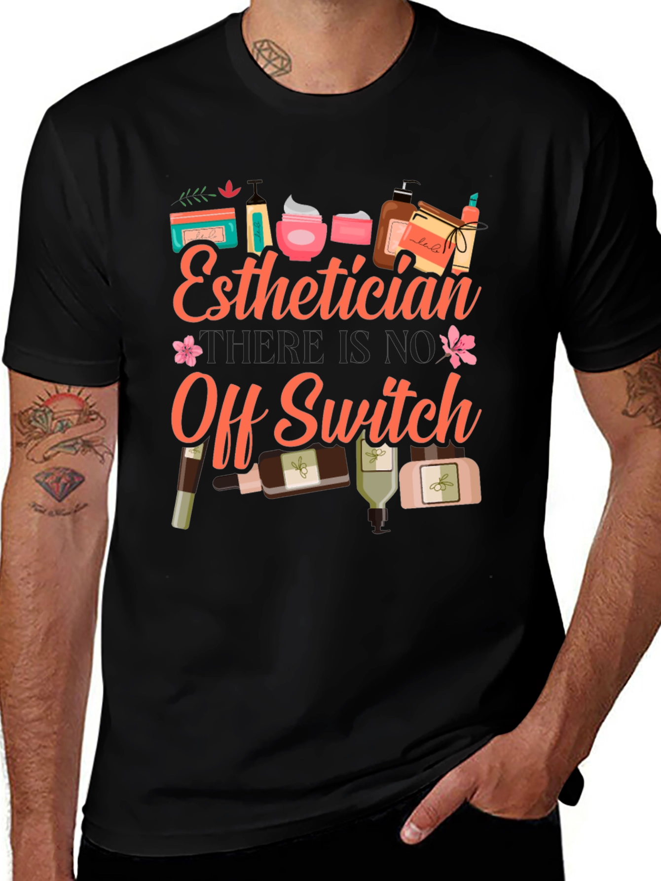 Esthetician T-Shirt: No Off Switch Beauty Pro Tee