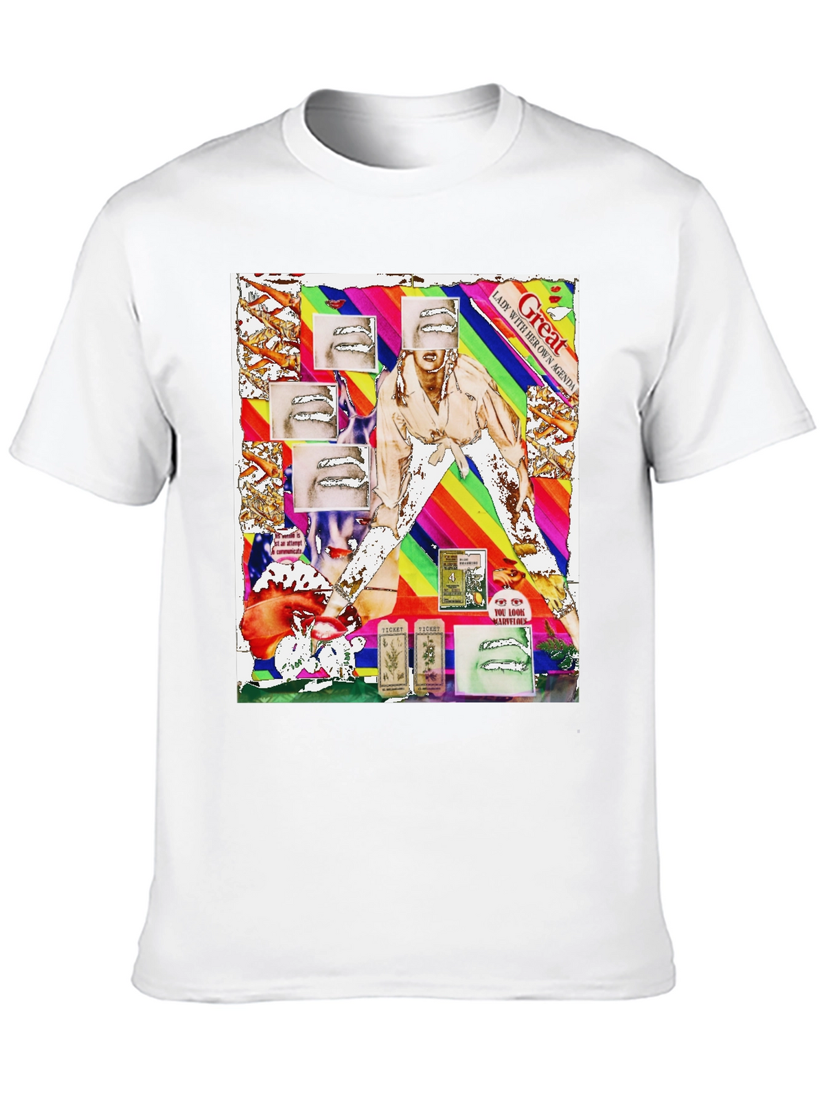 Unique Graphic Print T-Shirt
