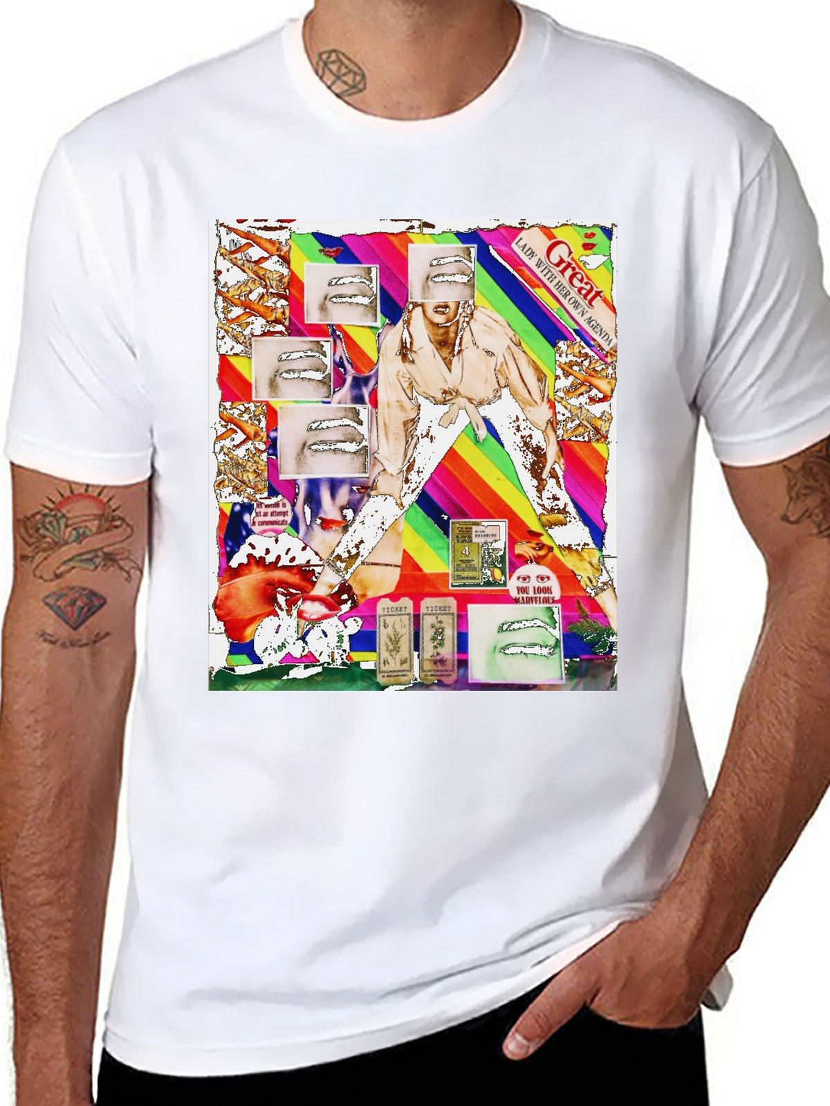 Unique Graphic Print T-Shirt