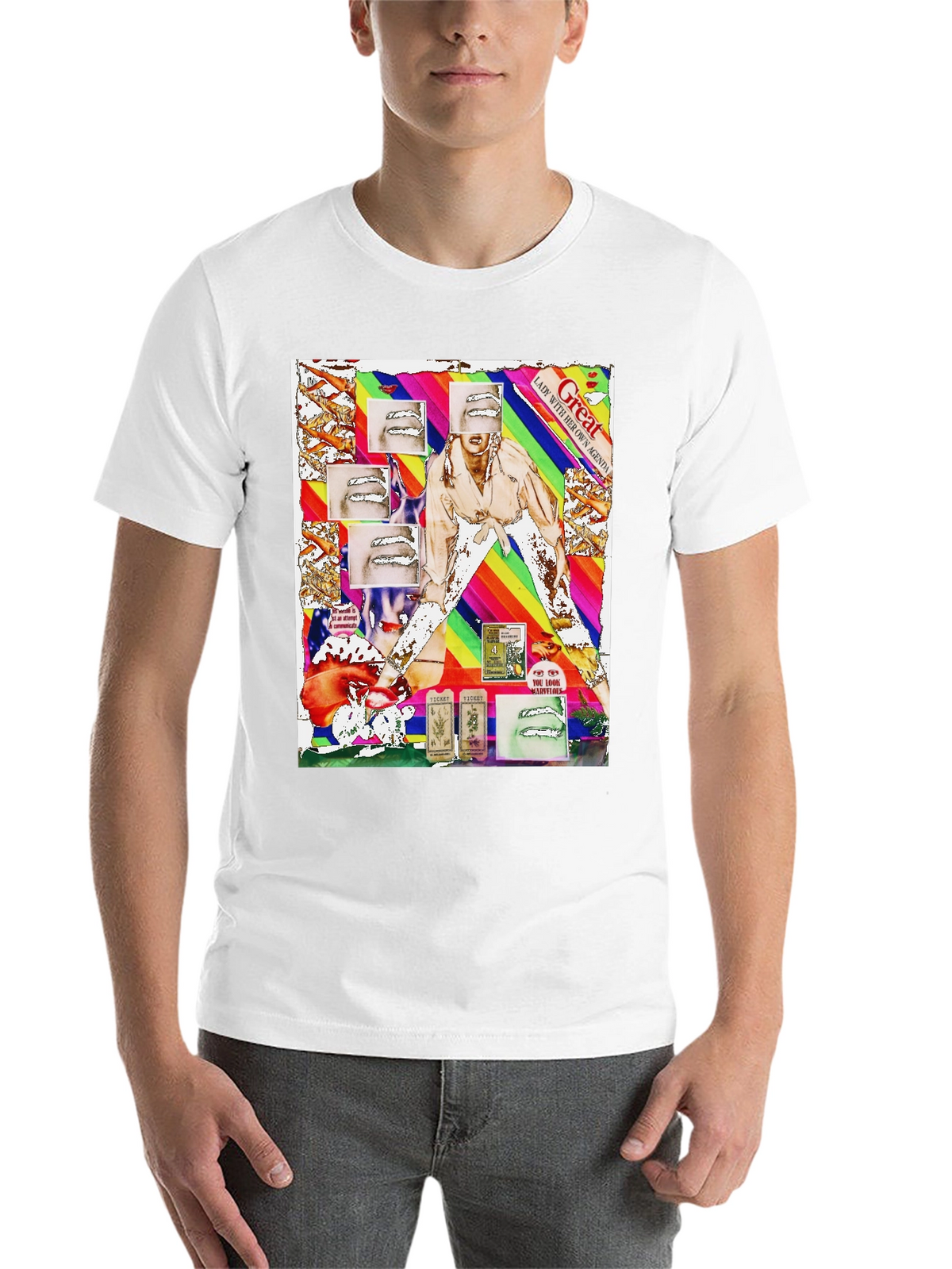 Unique Graphic Print T-Shirt