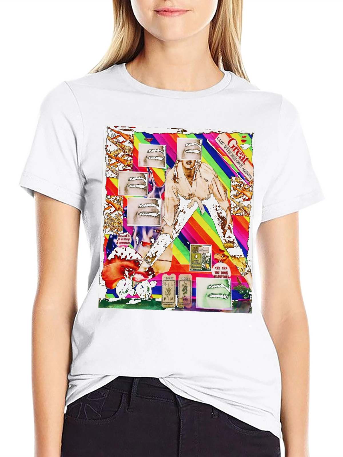 Unique Graphic Print T-Shirt