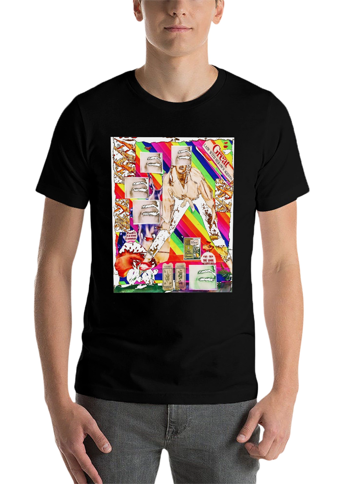 Unique Graphic Print T-Shirt