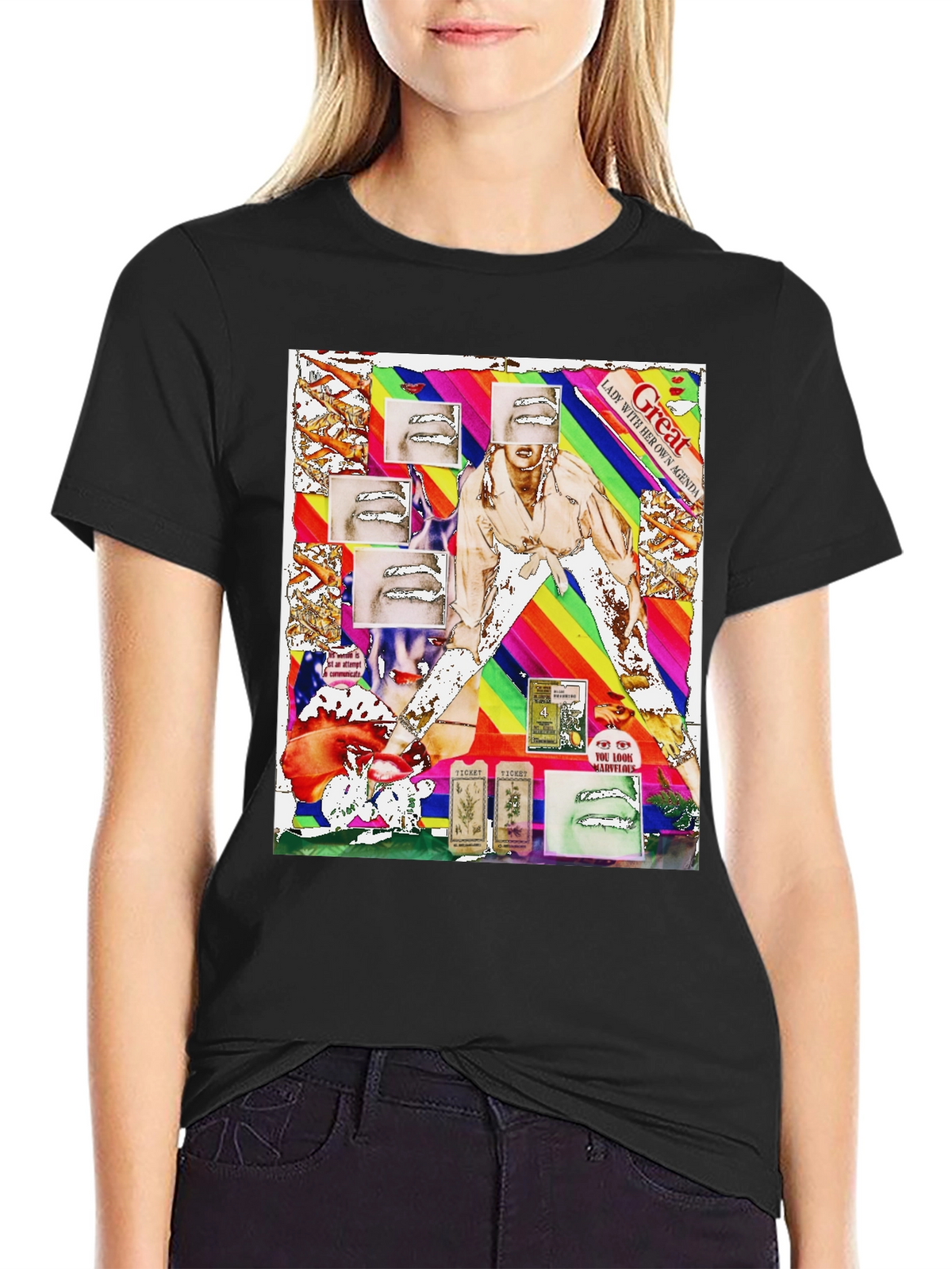 Unique Graphic Print T-Shirt