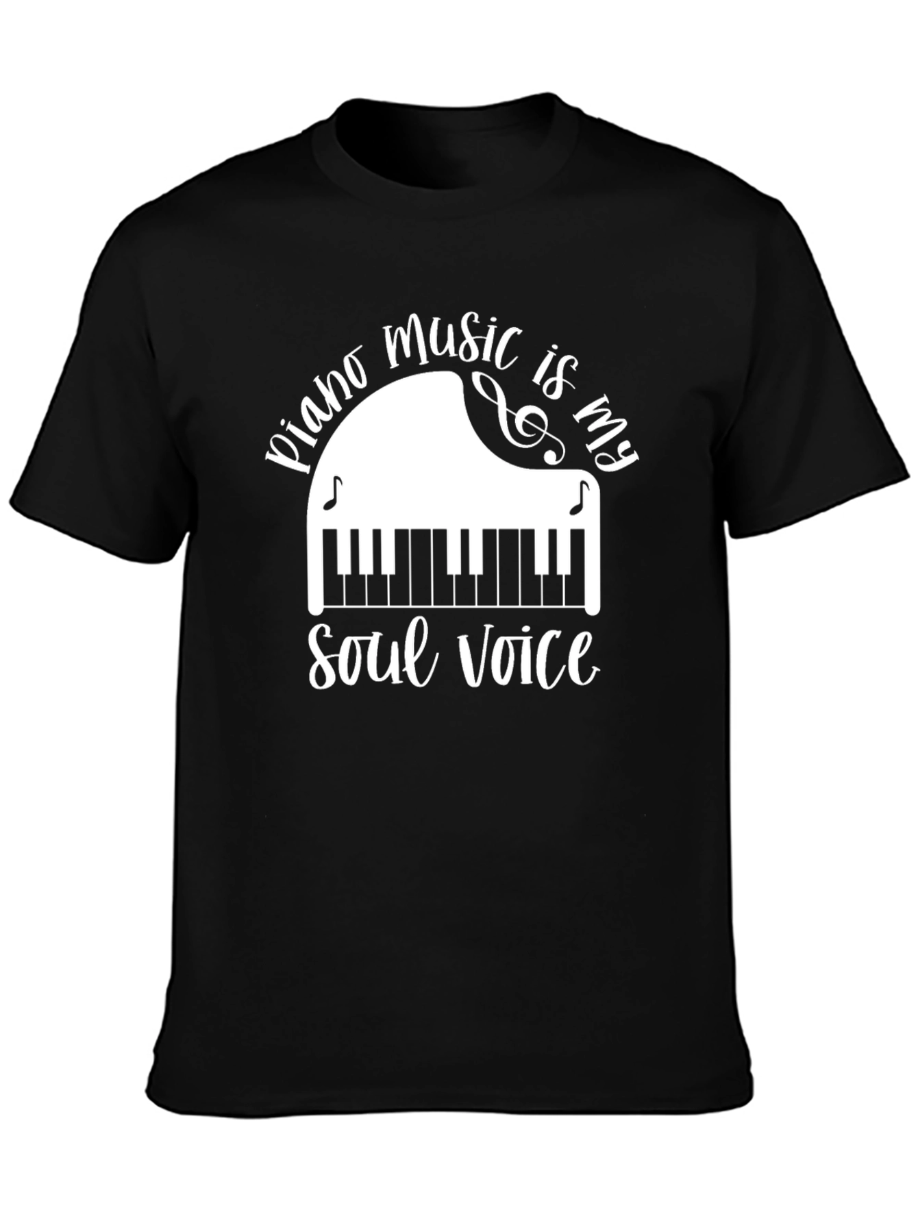 Piano Music Soul Voice T-Shirt
