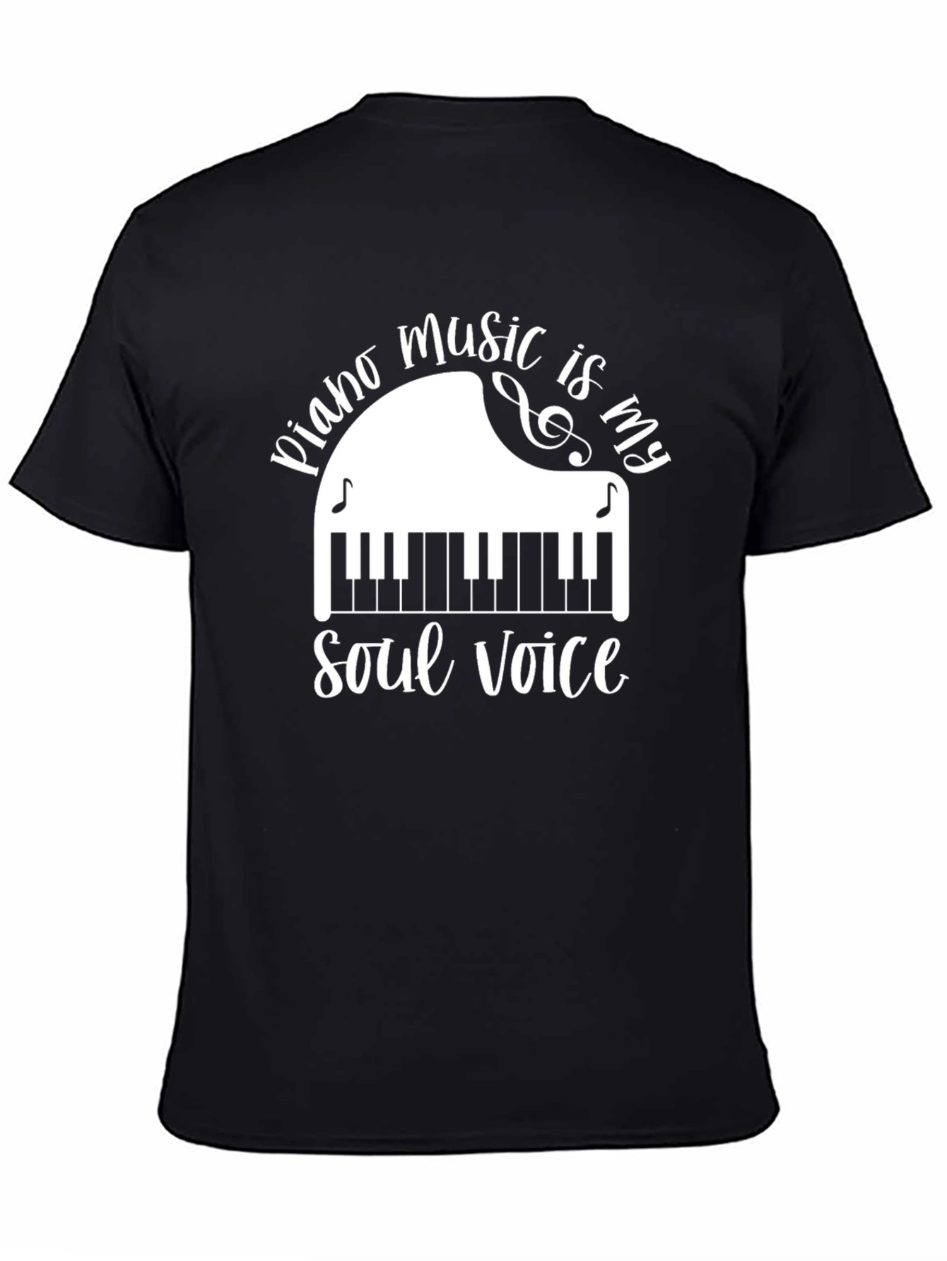 Piano Music Soul Voice T-Shirt