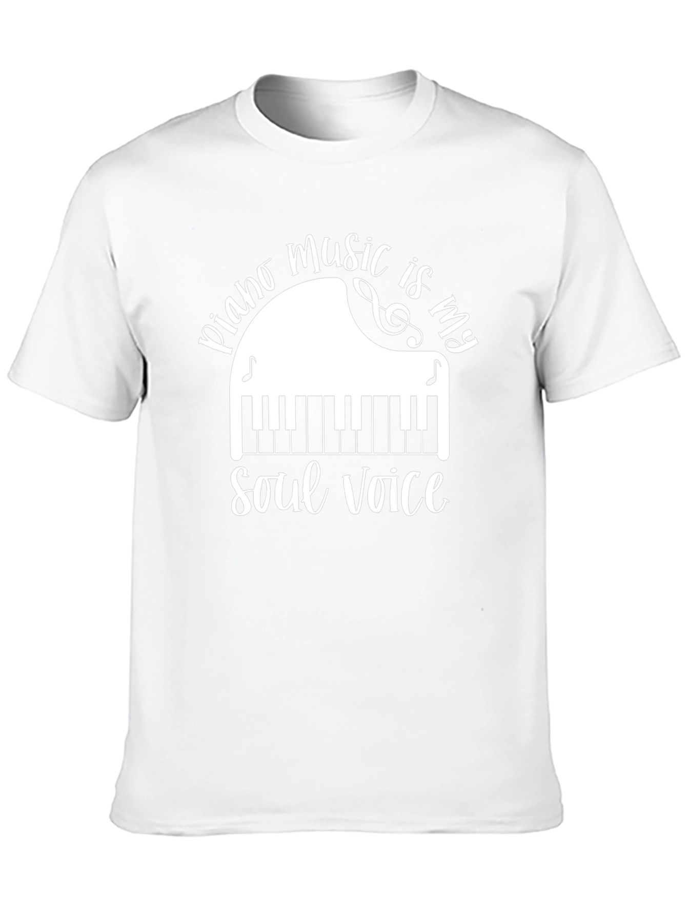 Piano Music Soul Voice T-Shirt