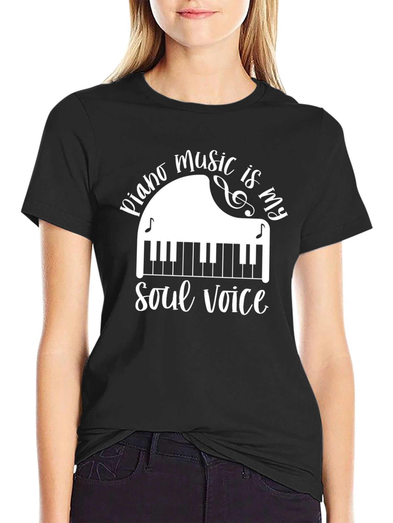 Piano Music Soul Voice T-Shirt