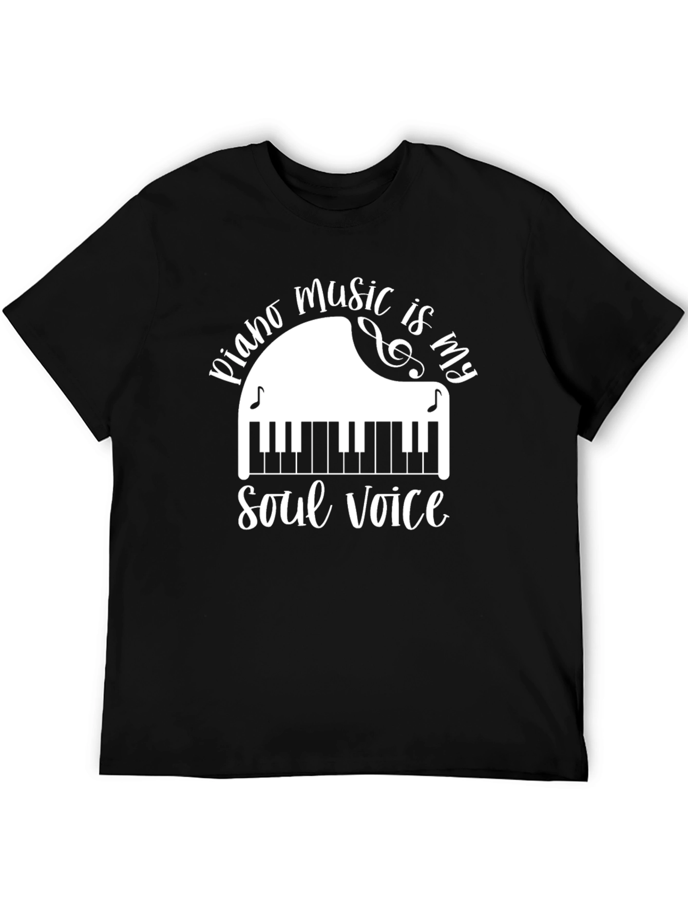 Piano Music Soul Voice T-Shirt