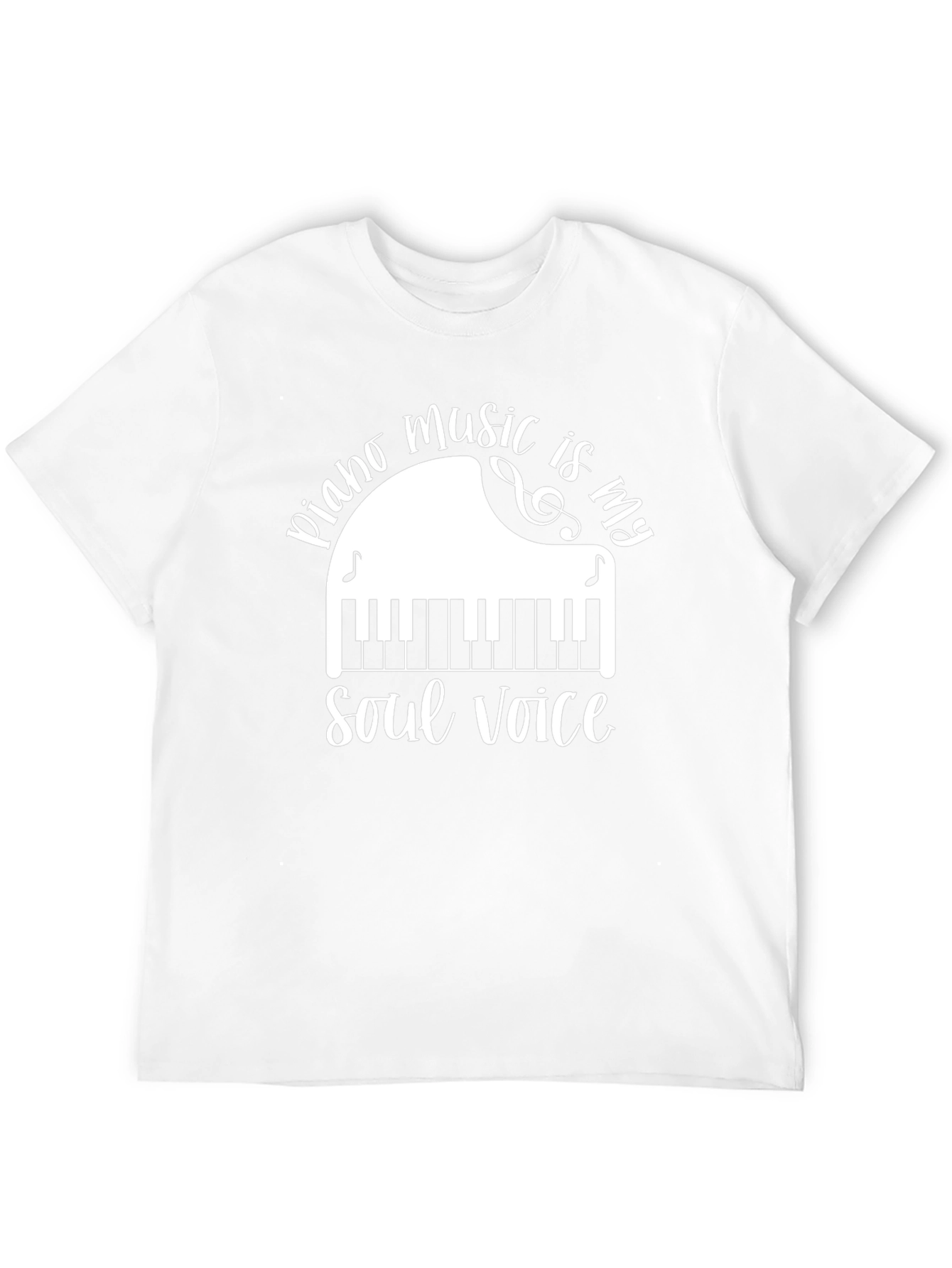 Piano Music Soul Voice T-Shirt