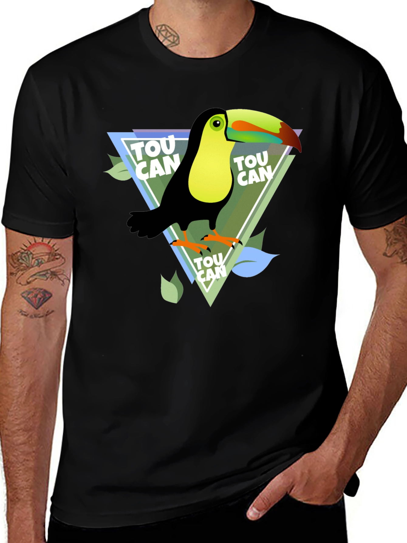 Toucan Graphic Print T-Shirt