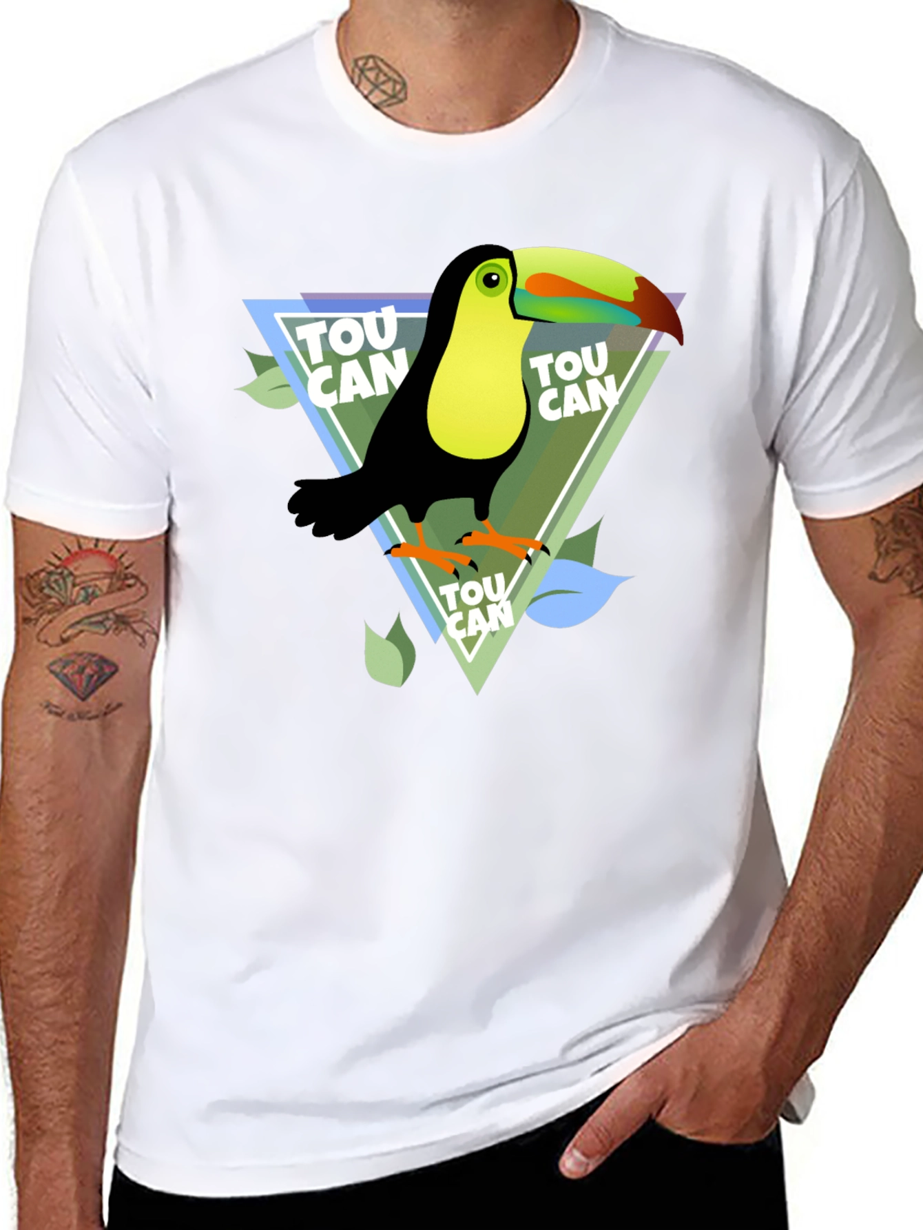 Toucan Graphic Print T-Shirt