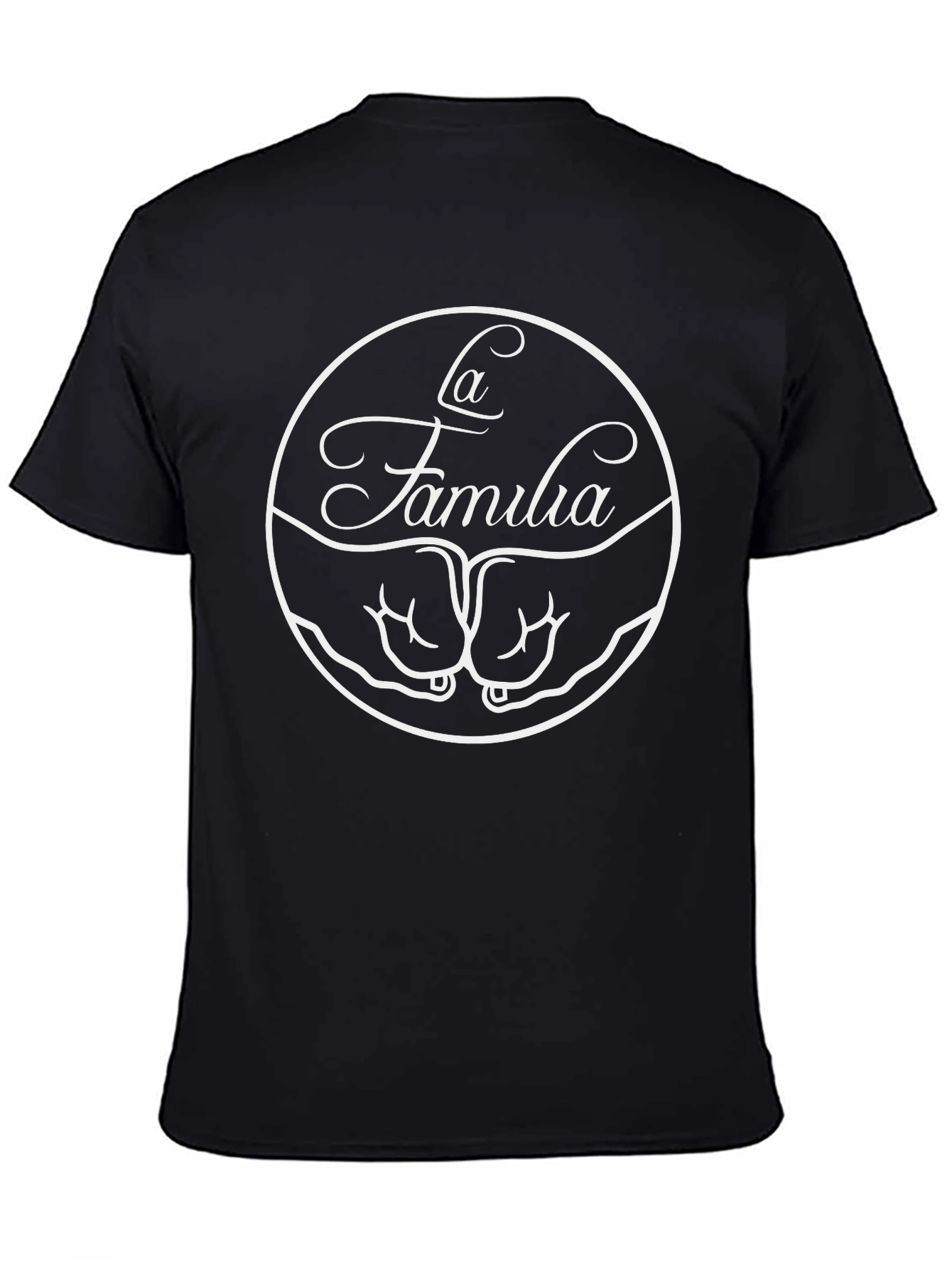 La Familia Black T-Shirt - Fist Bump Graphic