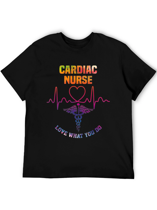 Cardiac Nurse Graphic Tee - Love What You Do!