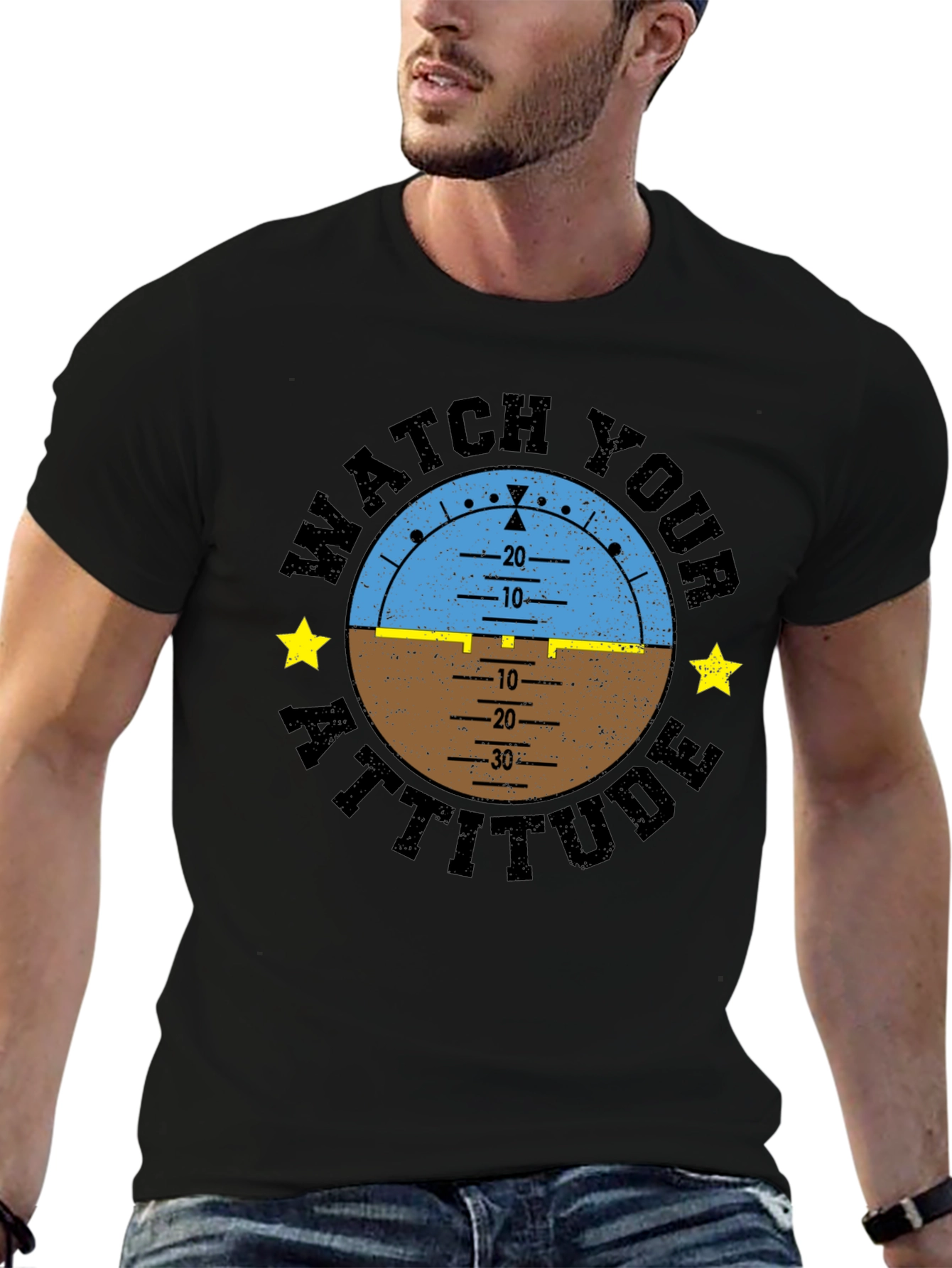 Watch Your Attitude Pilot T-Shirt
