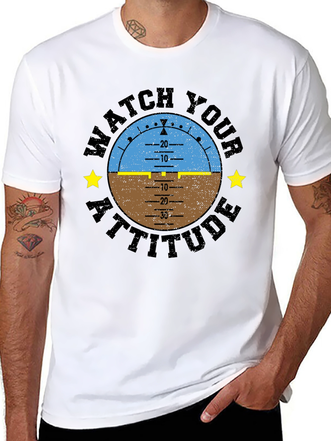 Watch Your Attitude Pilot T-Shirt