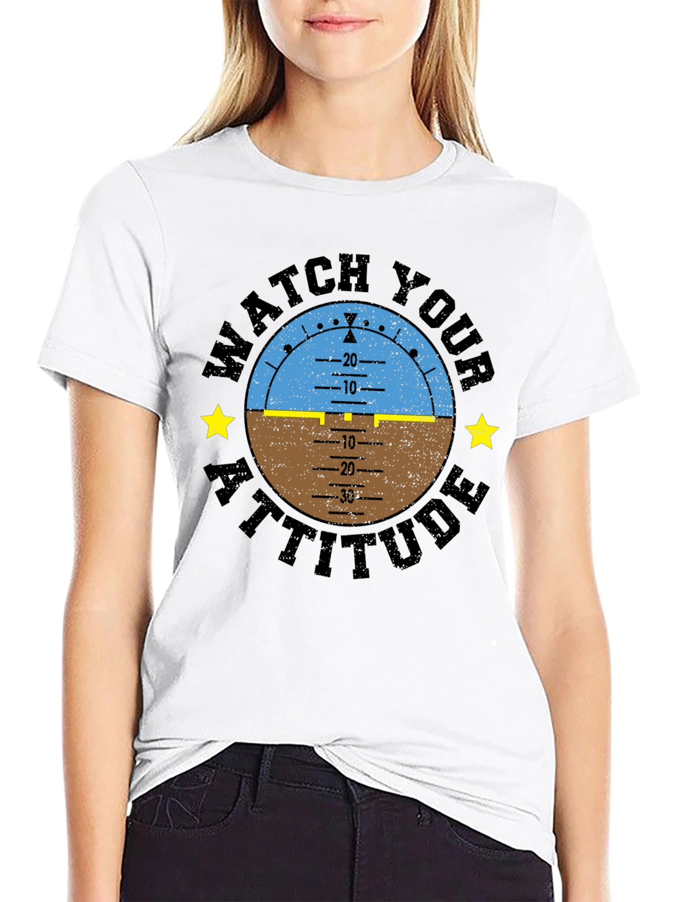 Watch Your Attitude Pilot T-Shirt