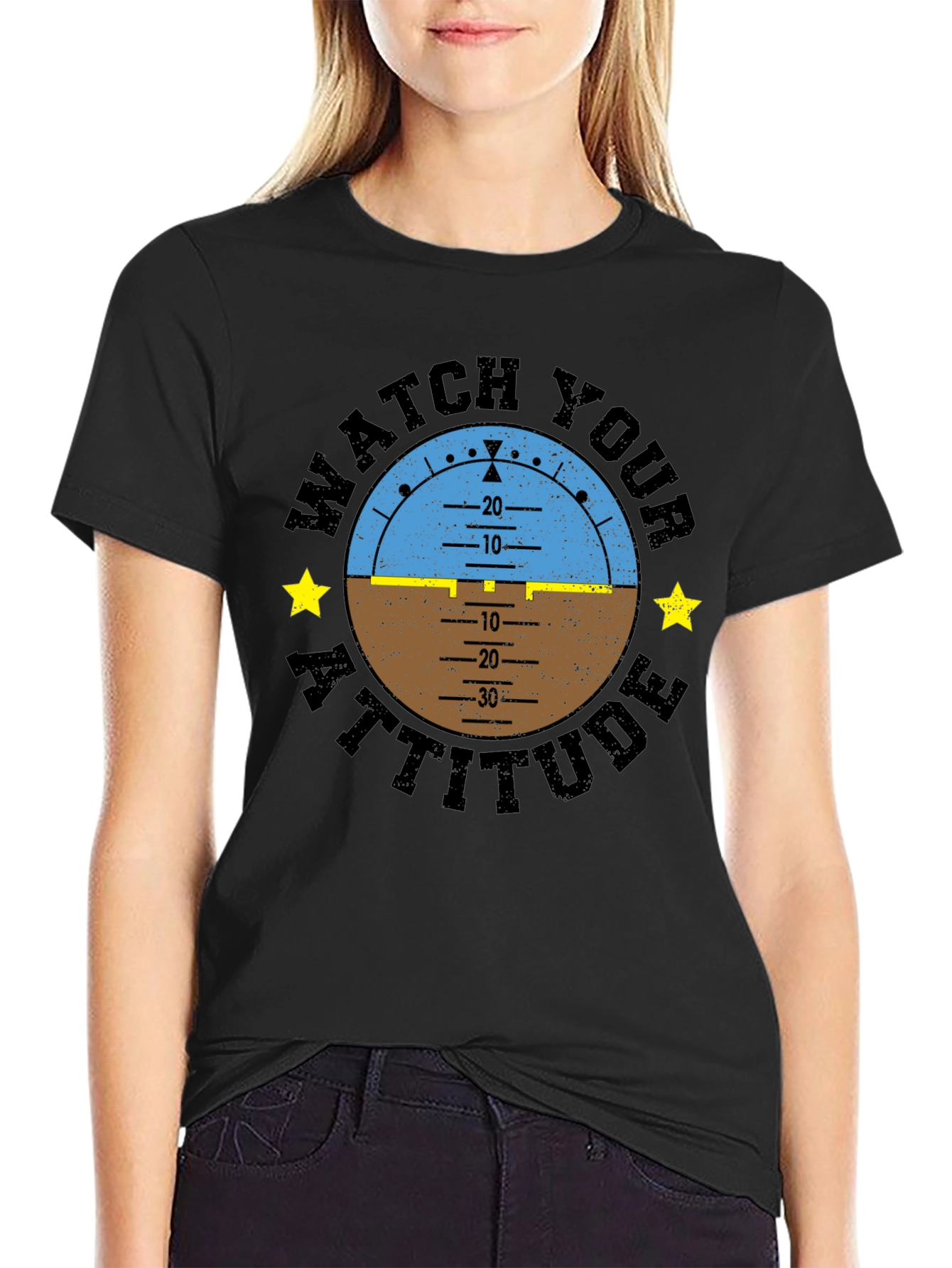 Watch Your Attitude Pilot T-Shirt