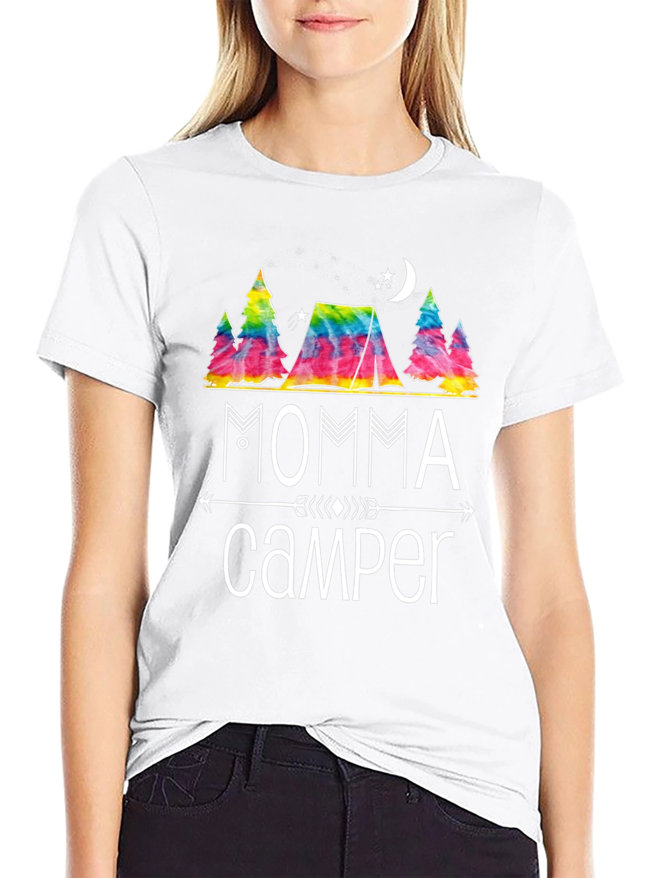 Momma Camper Graphic Tee - Camping Lover