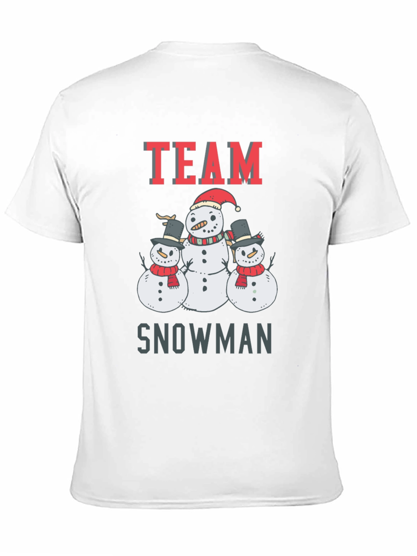 Team Snowman Graphic Tee - Holiday Cheer