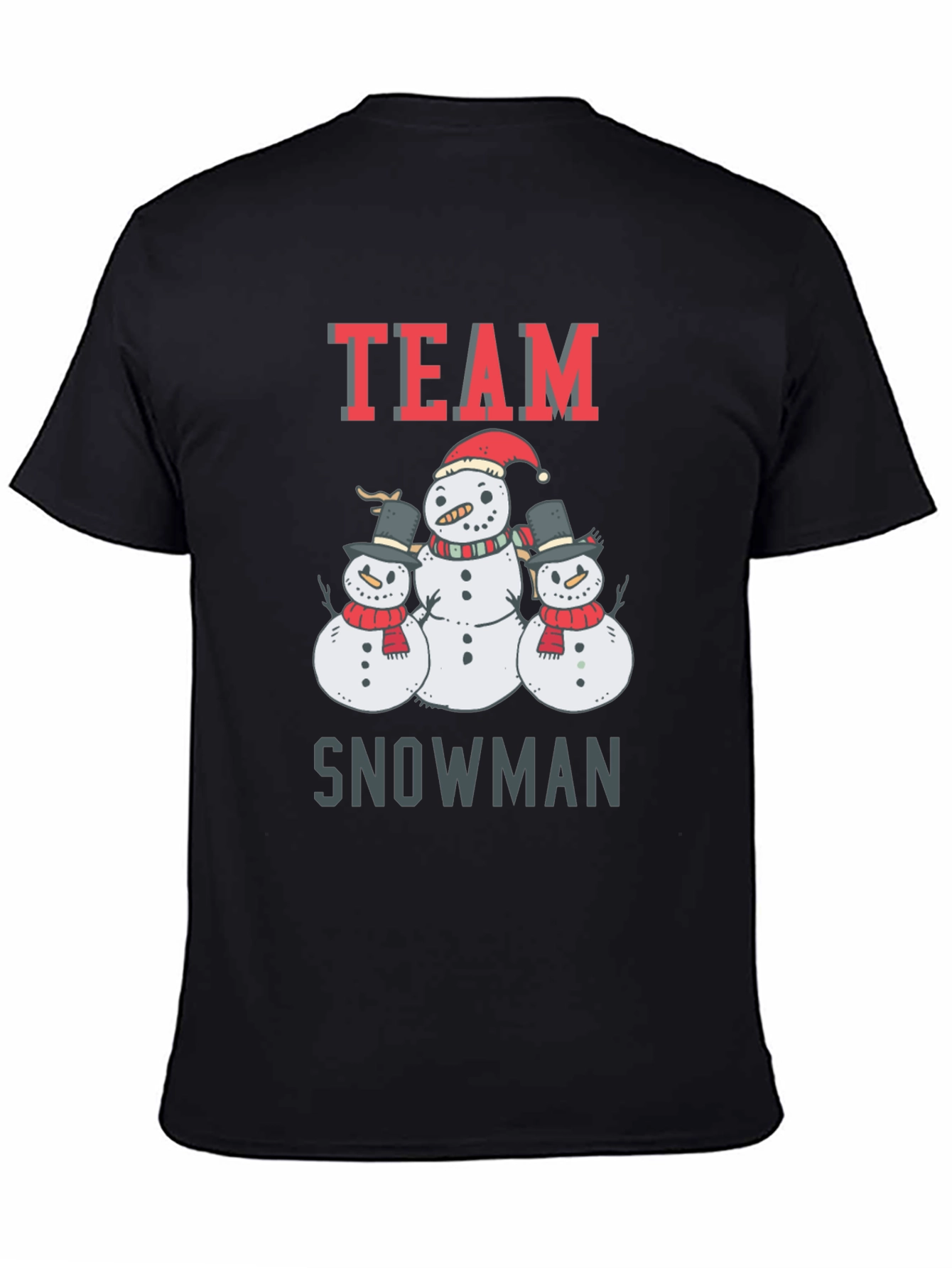 Team Snowman Graphic Tee - Holiday Cheer