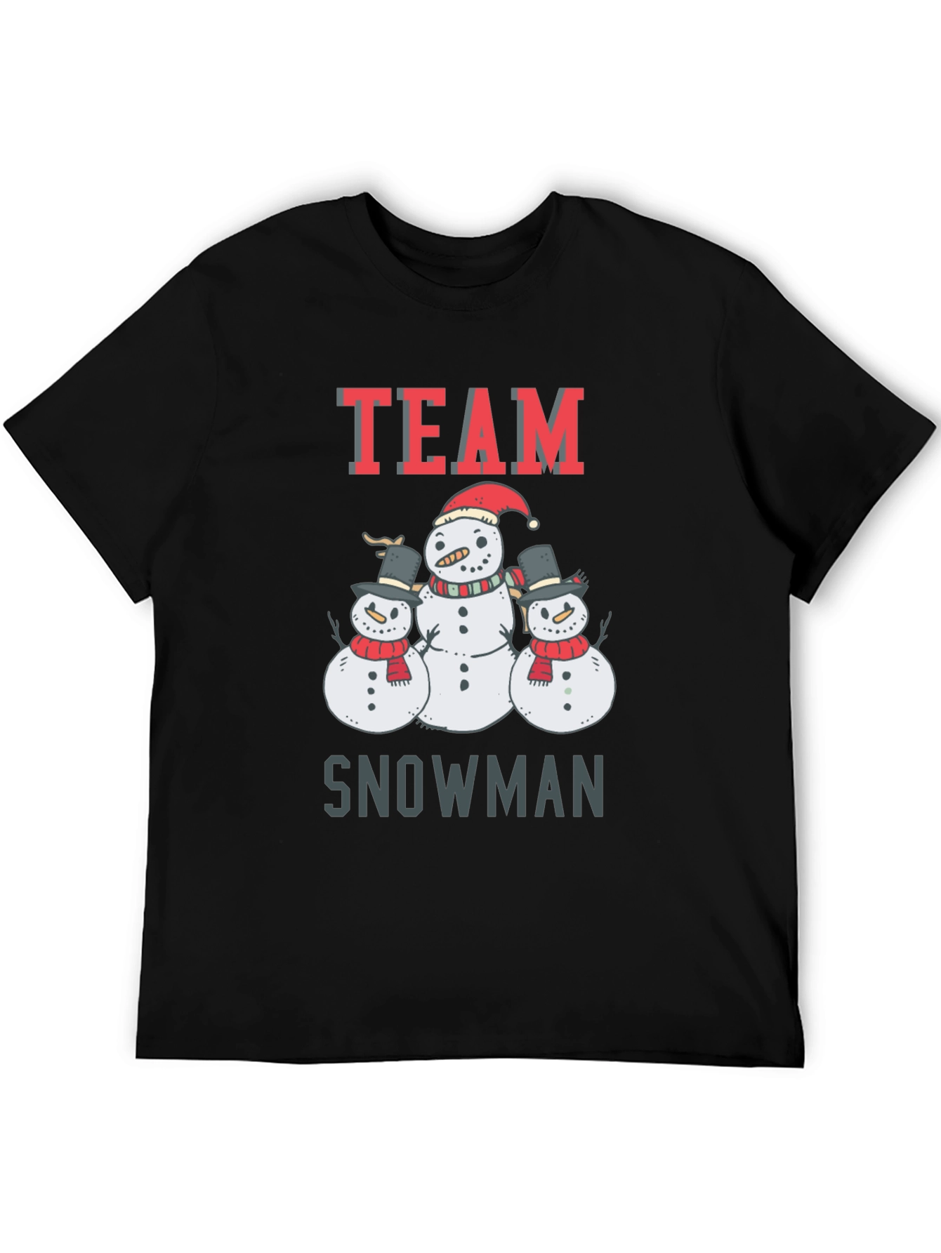 Team Snowman Graphic Tee - Holiday Cheer