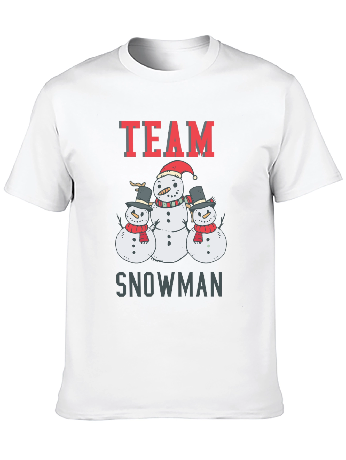Team Snowman Graphic Tee - Holiday Cheer