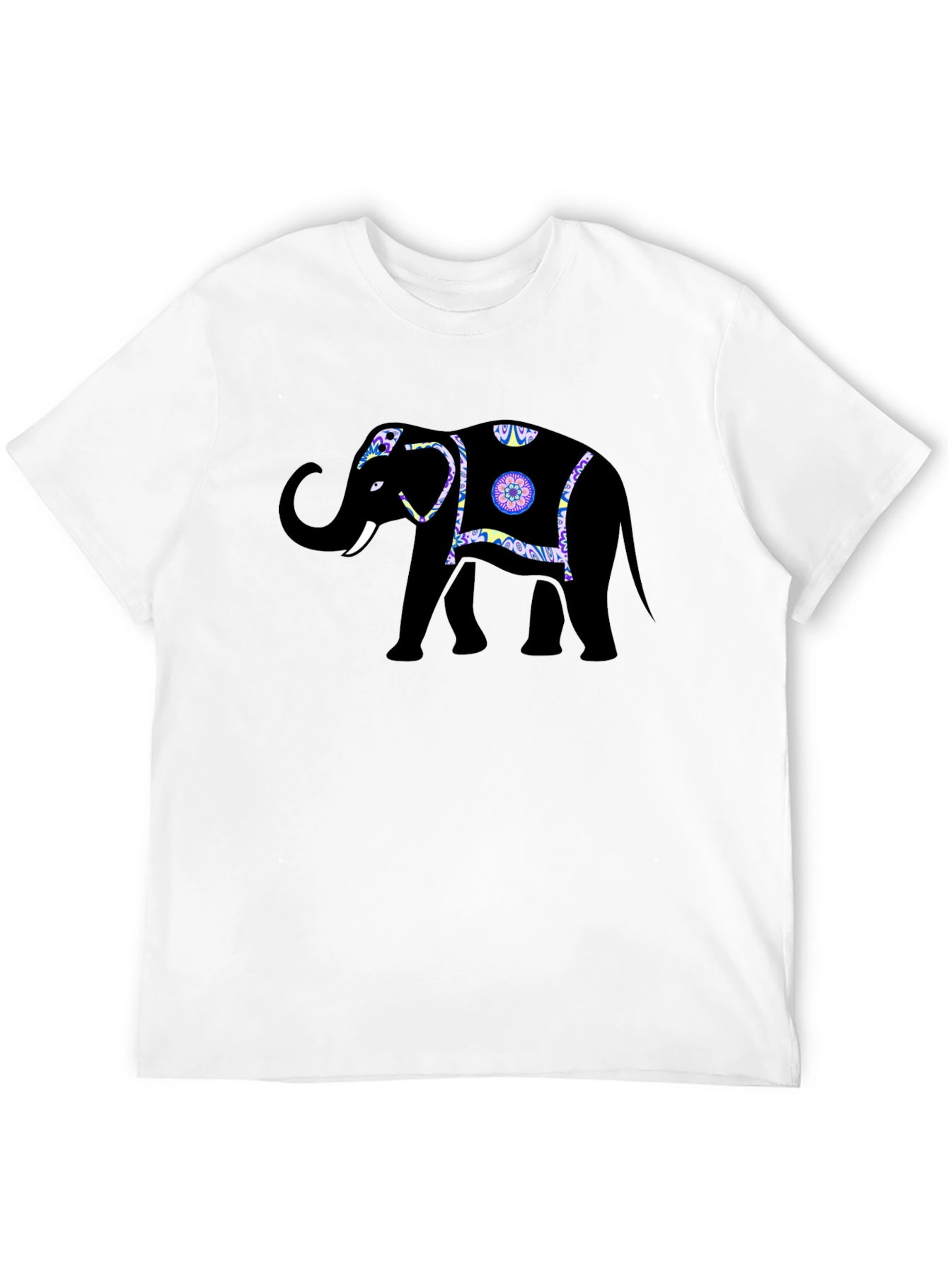 Elephant Graphic Print T-Shirt