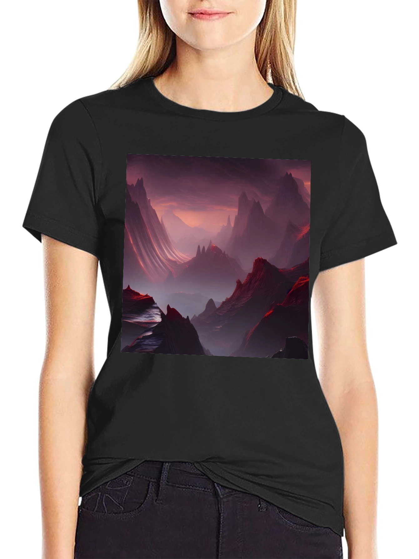 Dark Mountain Valley Graphic Tee