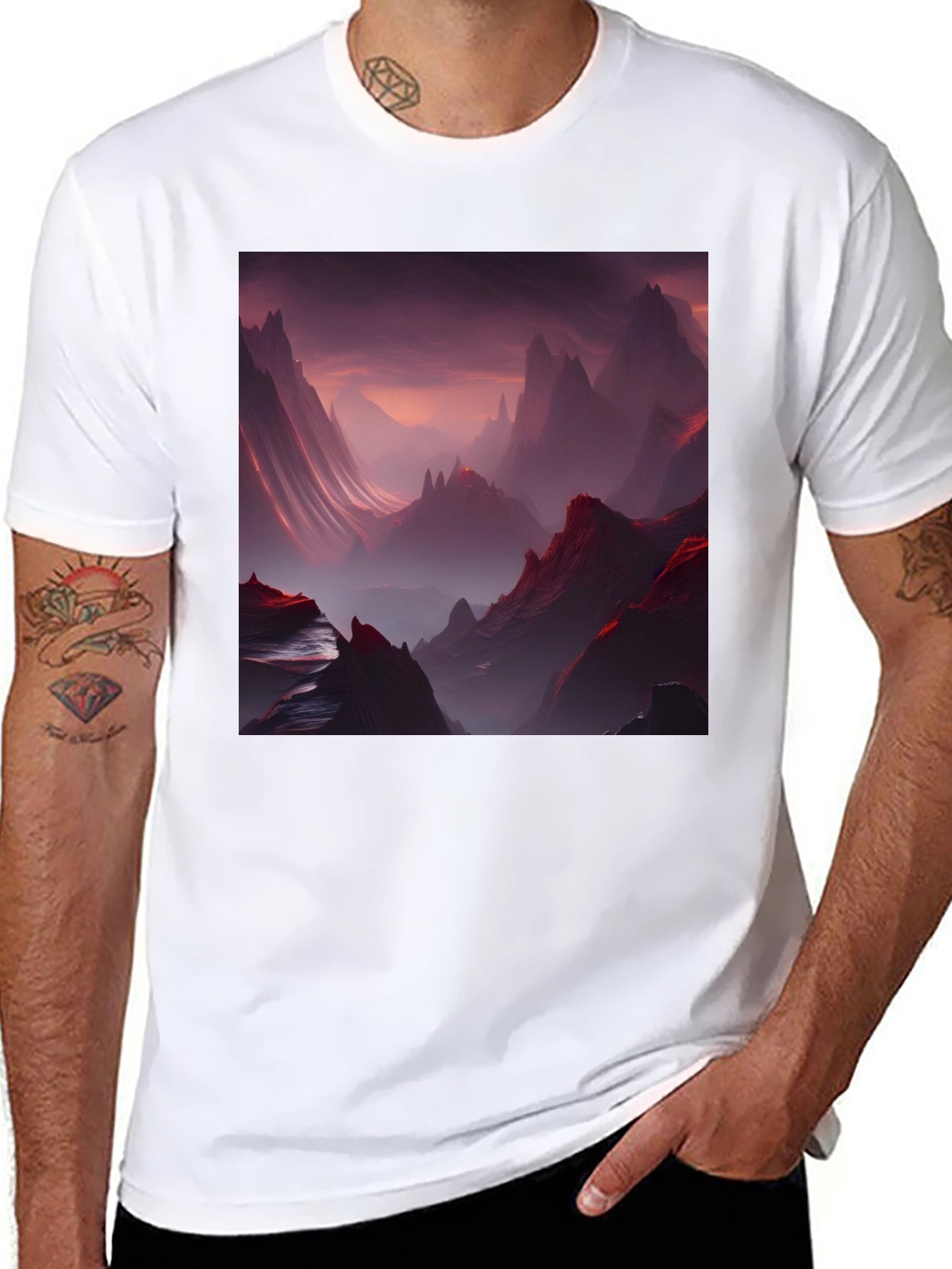 Dark Mountain Valley Graphic Tee