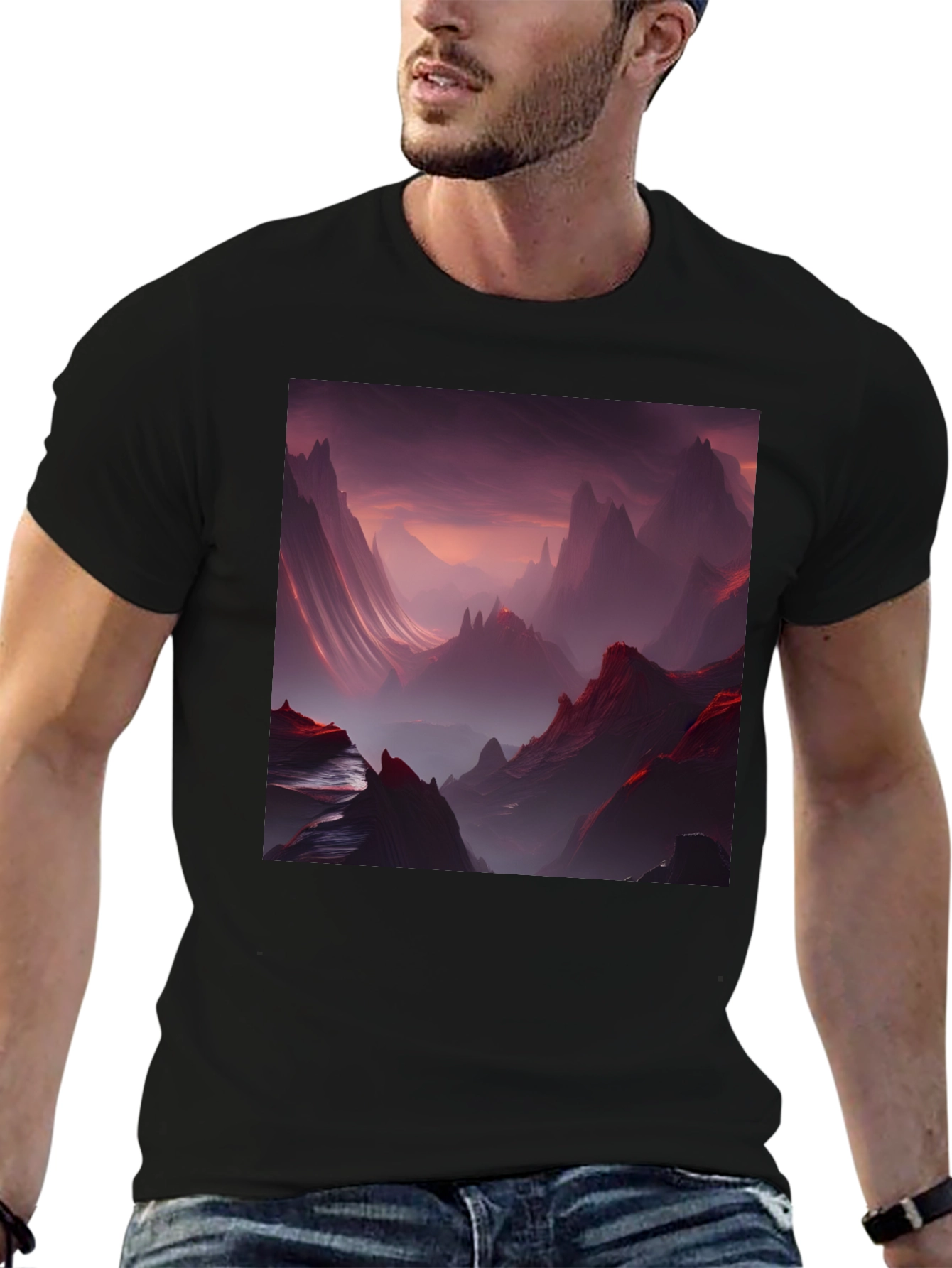 Dark Mountain Valley Graphic Tee