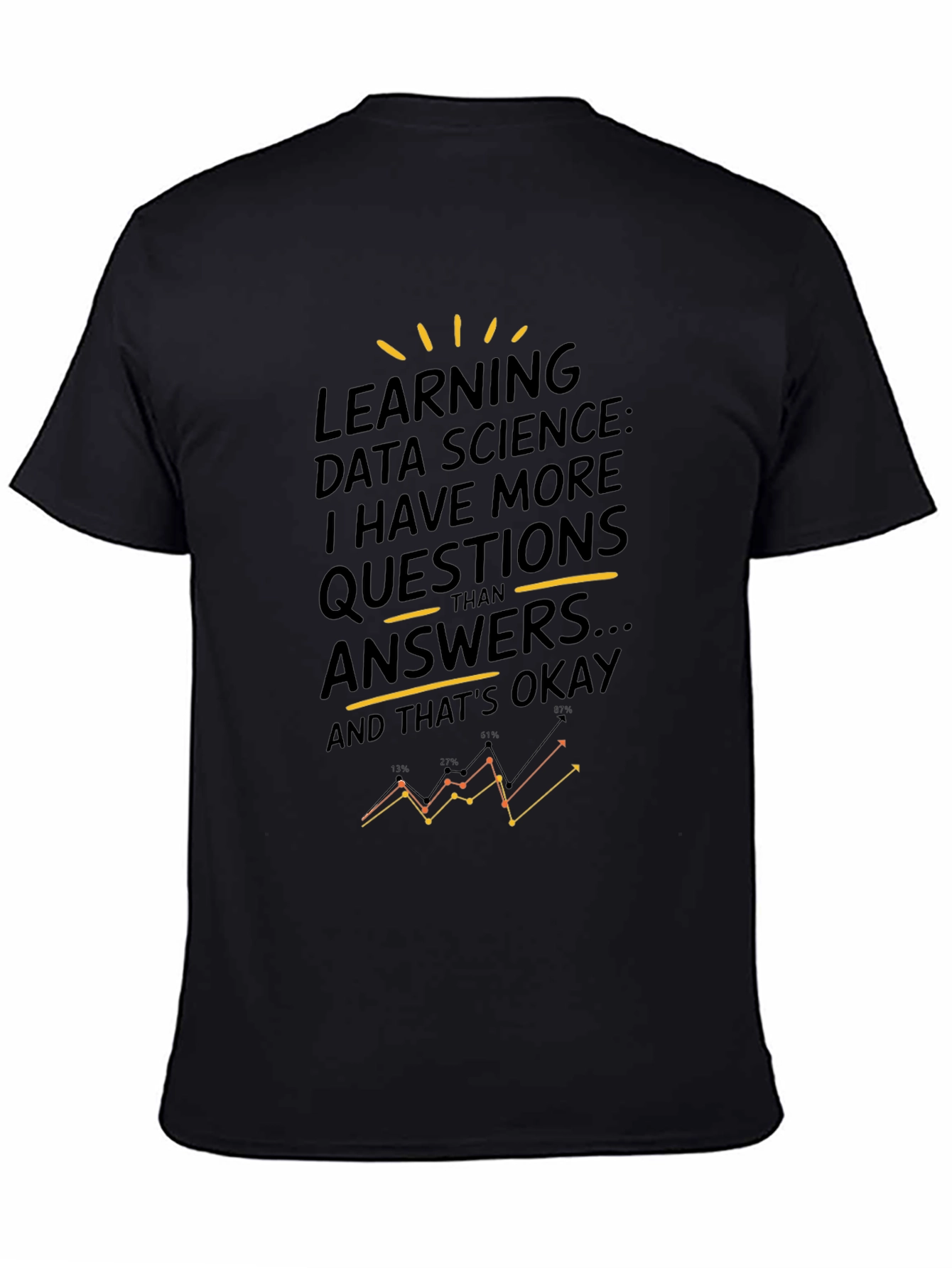 Data Science T-Shirt - More Questions Than Answers