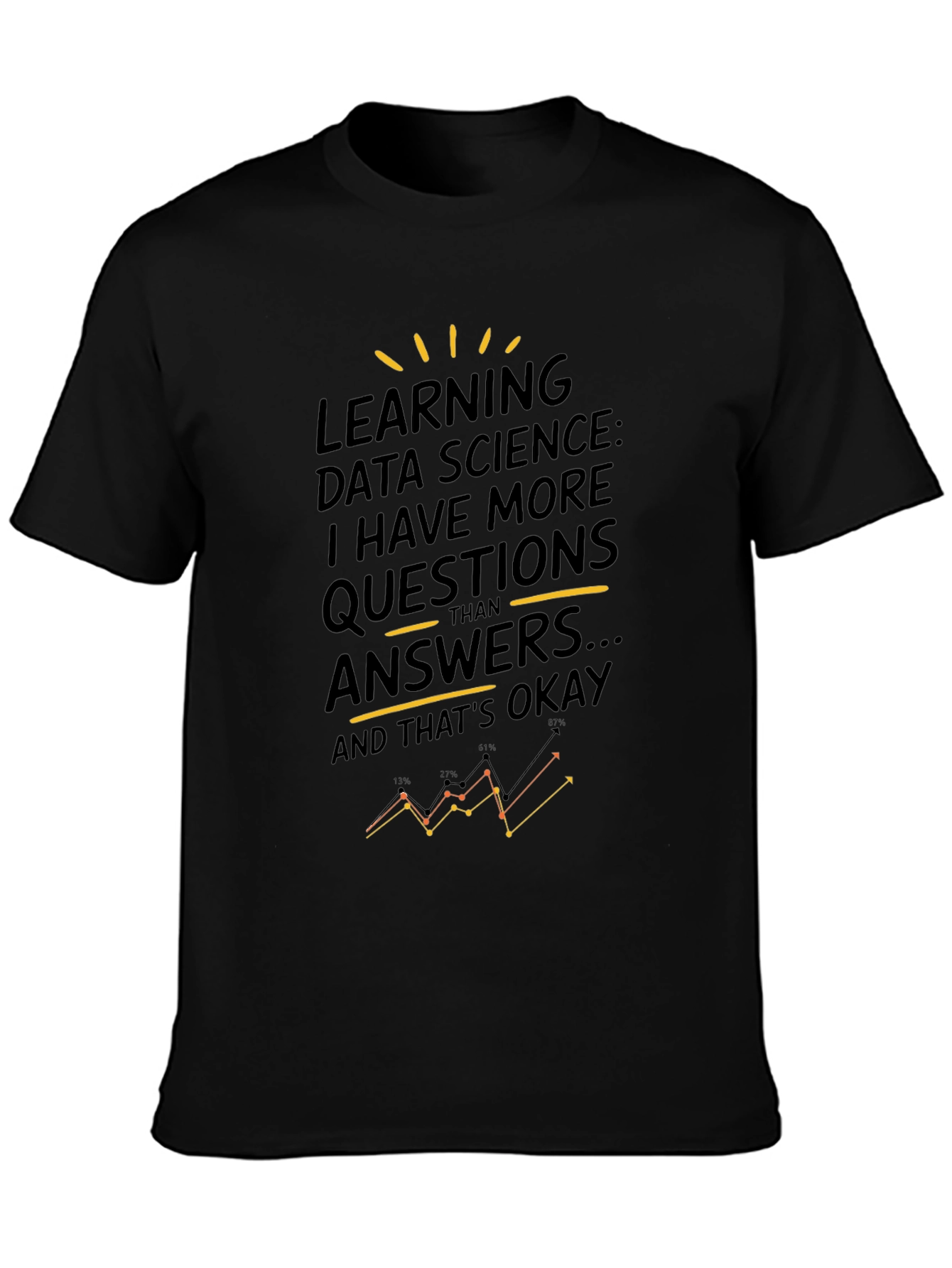 Data Science T-Shirt - More Questions Than Answers