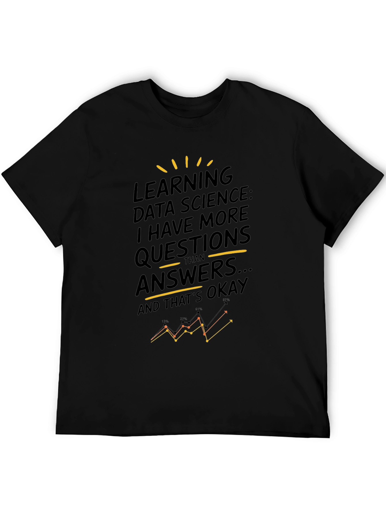 Data Science T-Shirt - More Questions Than Answers